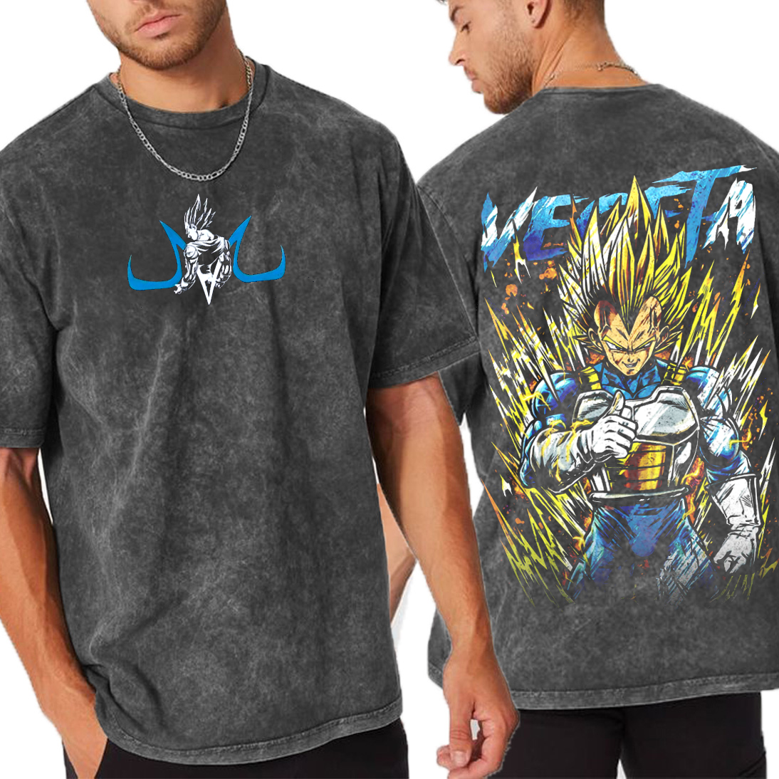 "Majin Vegeta V2 Water Blue"Dragon Ballll Retro T-shirt/Crewneck/Hoodie
