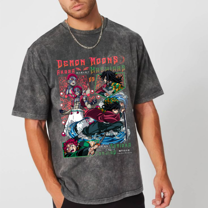 Akaza vs Tomioka X Tanjiro  T-shirt/Crewneck/Hoodie