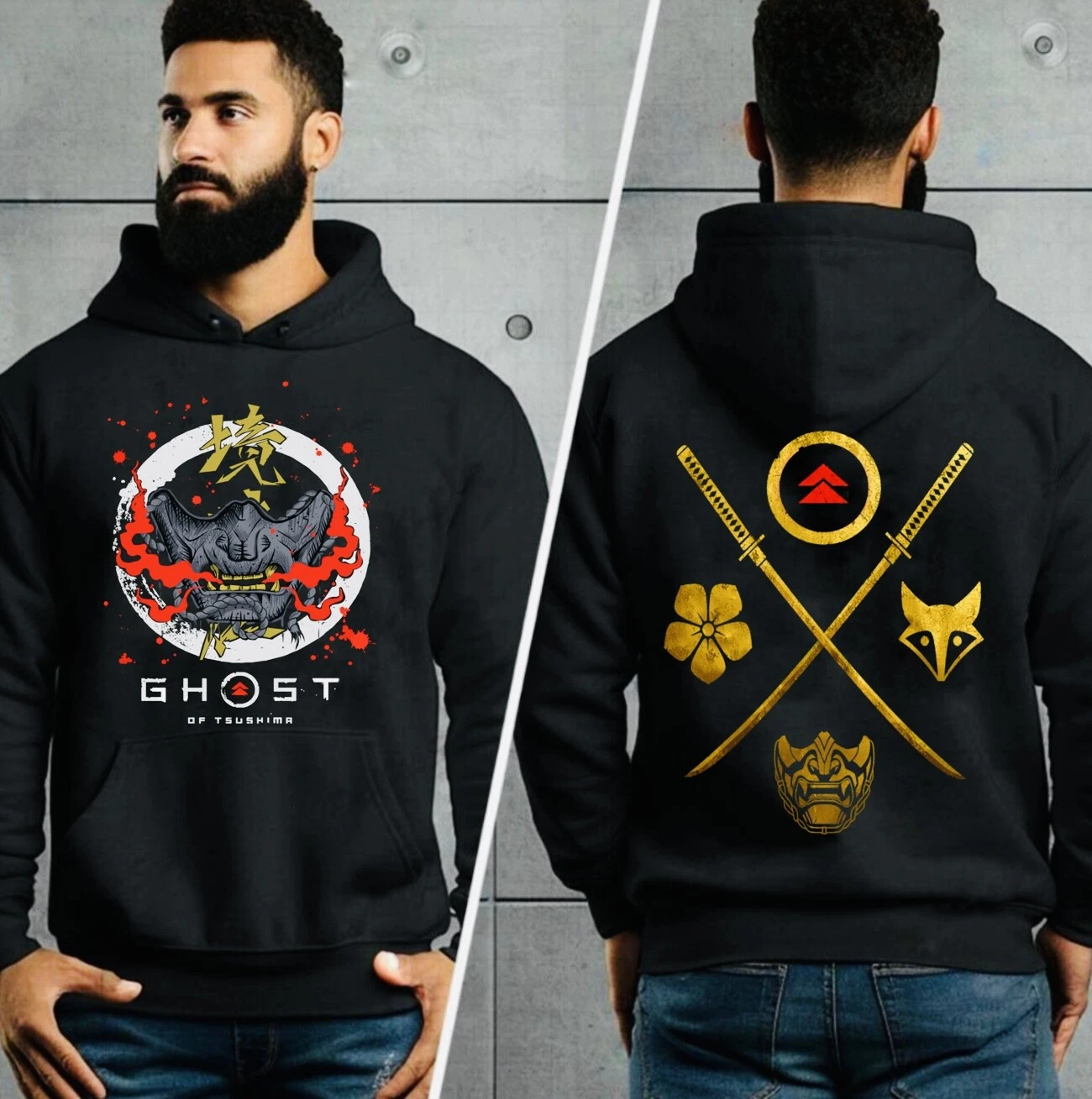 Ghost of Tsushima,Retro Gaming T-shirt/Crewneck/Hoodie
