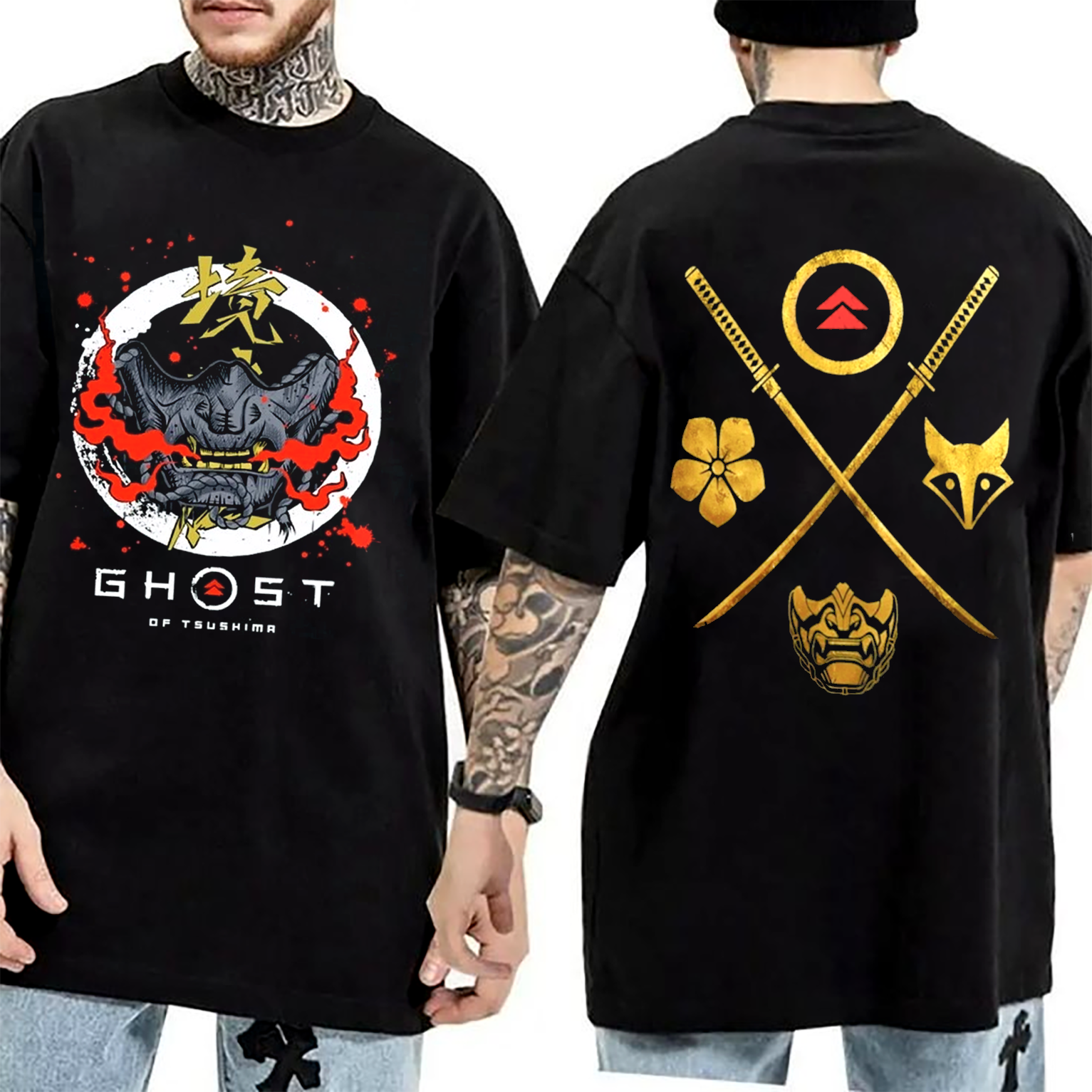 Ghost of Tsushima,Retro Gaming T-shirt/Crewneck/Hoodie