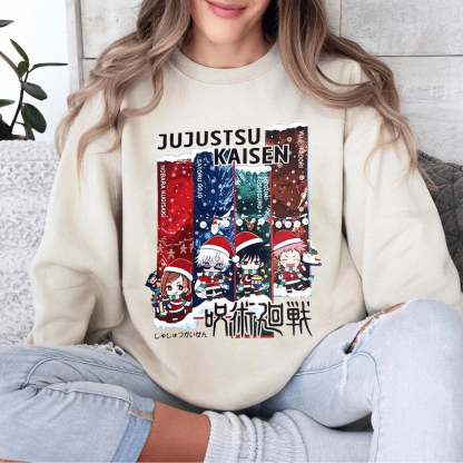 Jujutsu Kaisen Fans Christmas Unisex Shirt/Crewneck/Hoodie