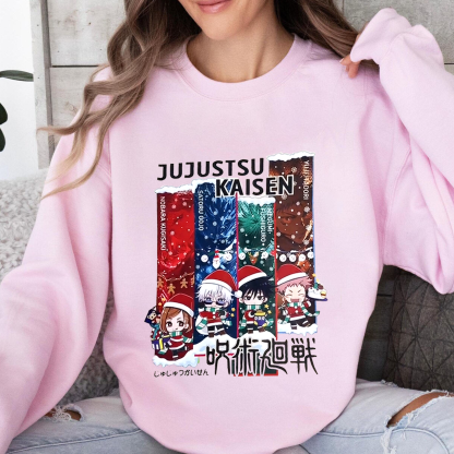 Jujutsu Kaisen Fans Christmas Unisex Shirt/Crewneck/Hoodie
