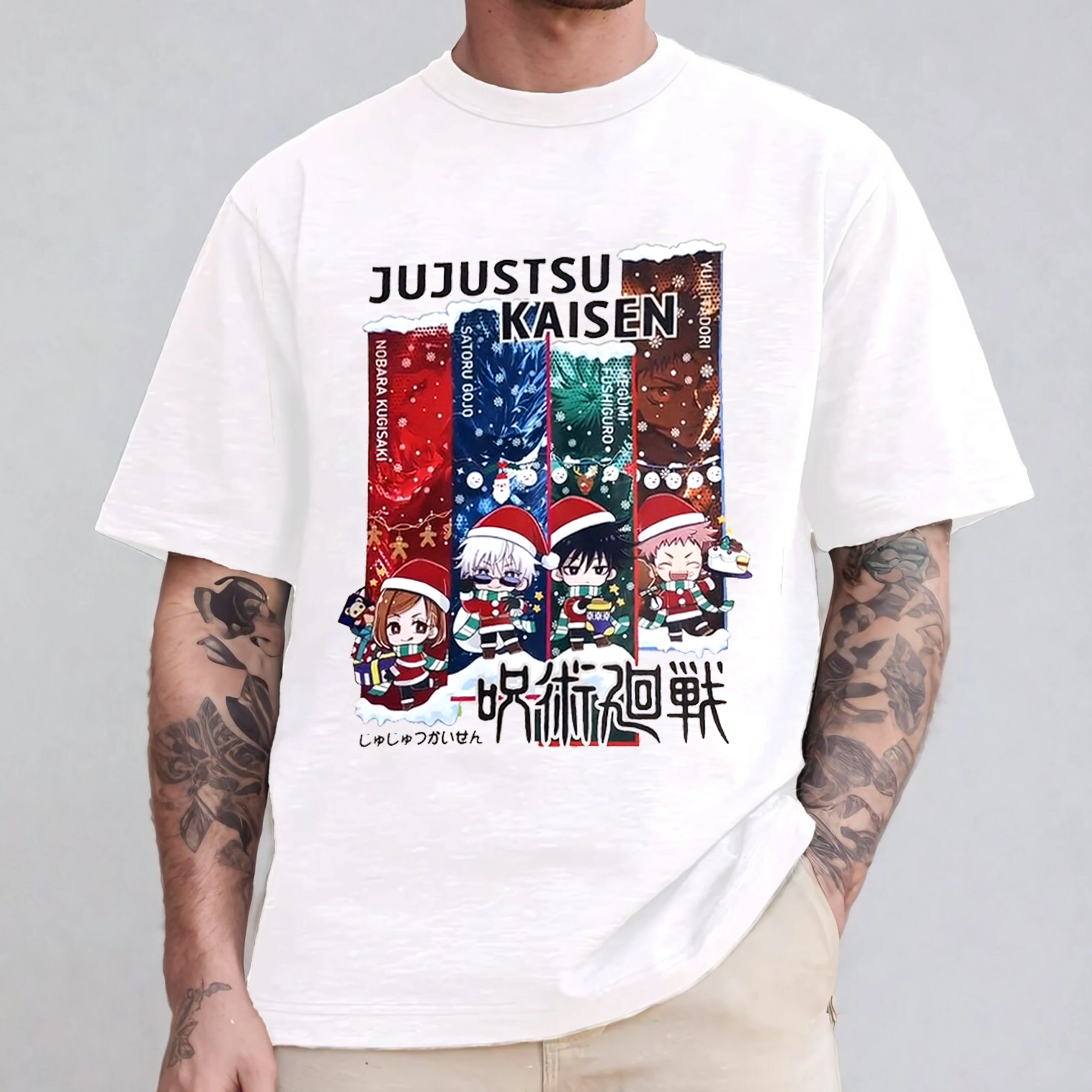 Jujutsu Kaisen Fans Christmas Unisex Shirt/Crewneck/Hoodie