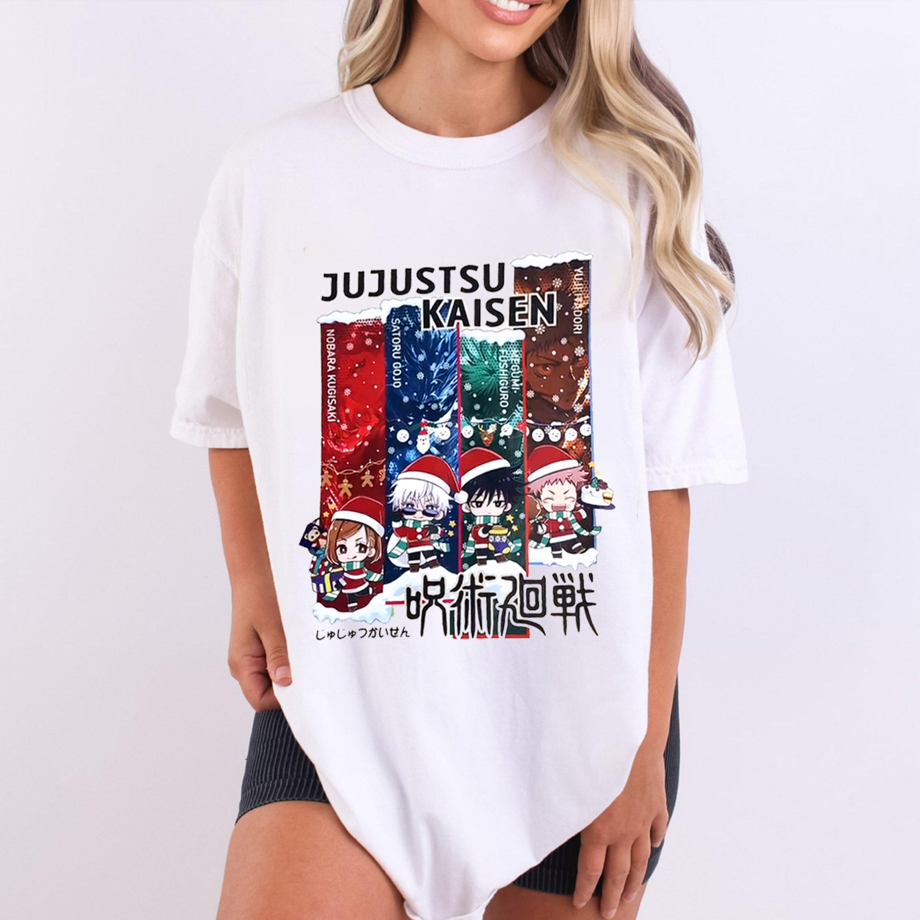 Jujutsu Kaisen Fans Christmas Unisex Shirt/Crewneck/Hoodie