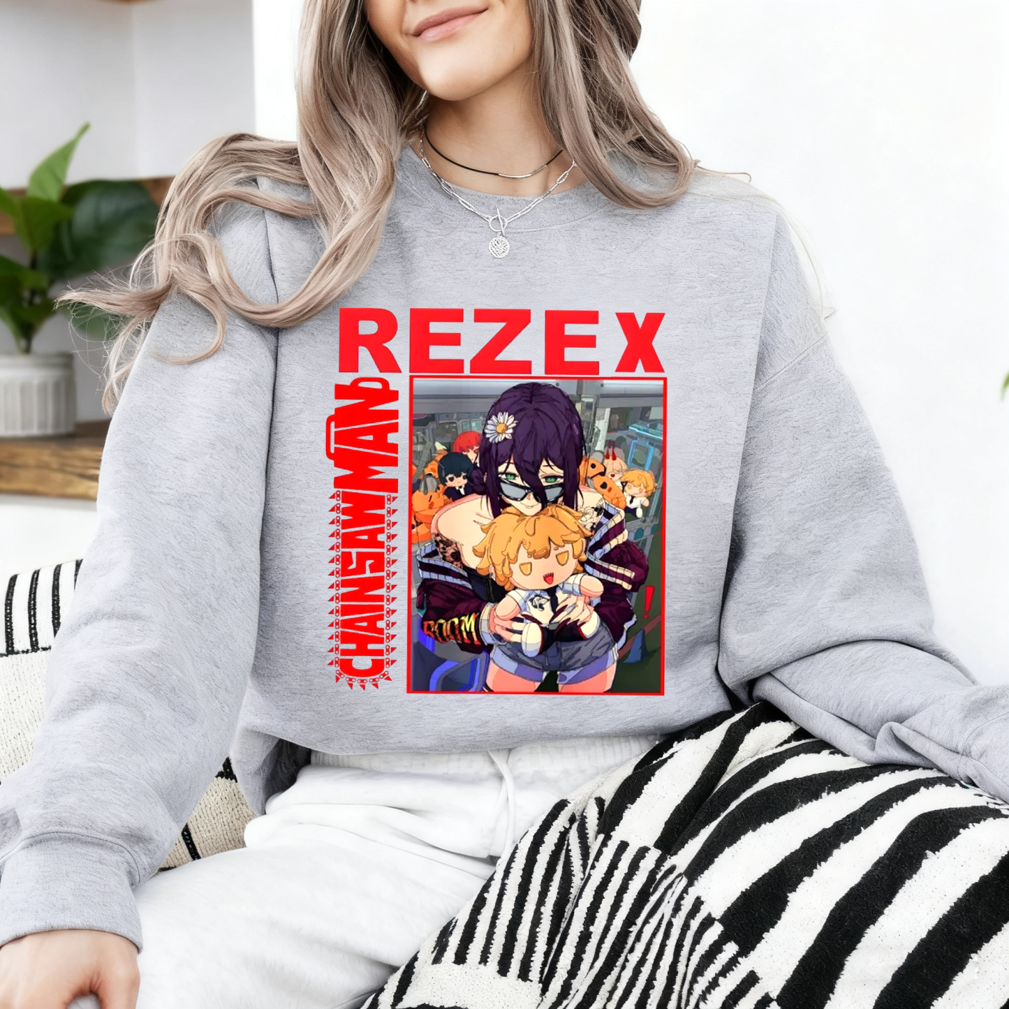 Chainsaw Man Reze anime T-shirt/Crewneck/Hoodie