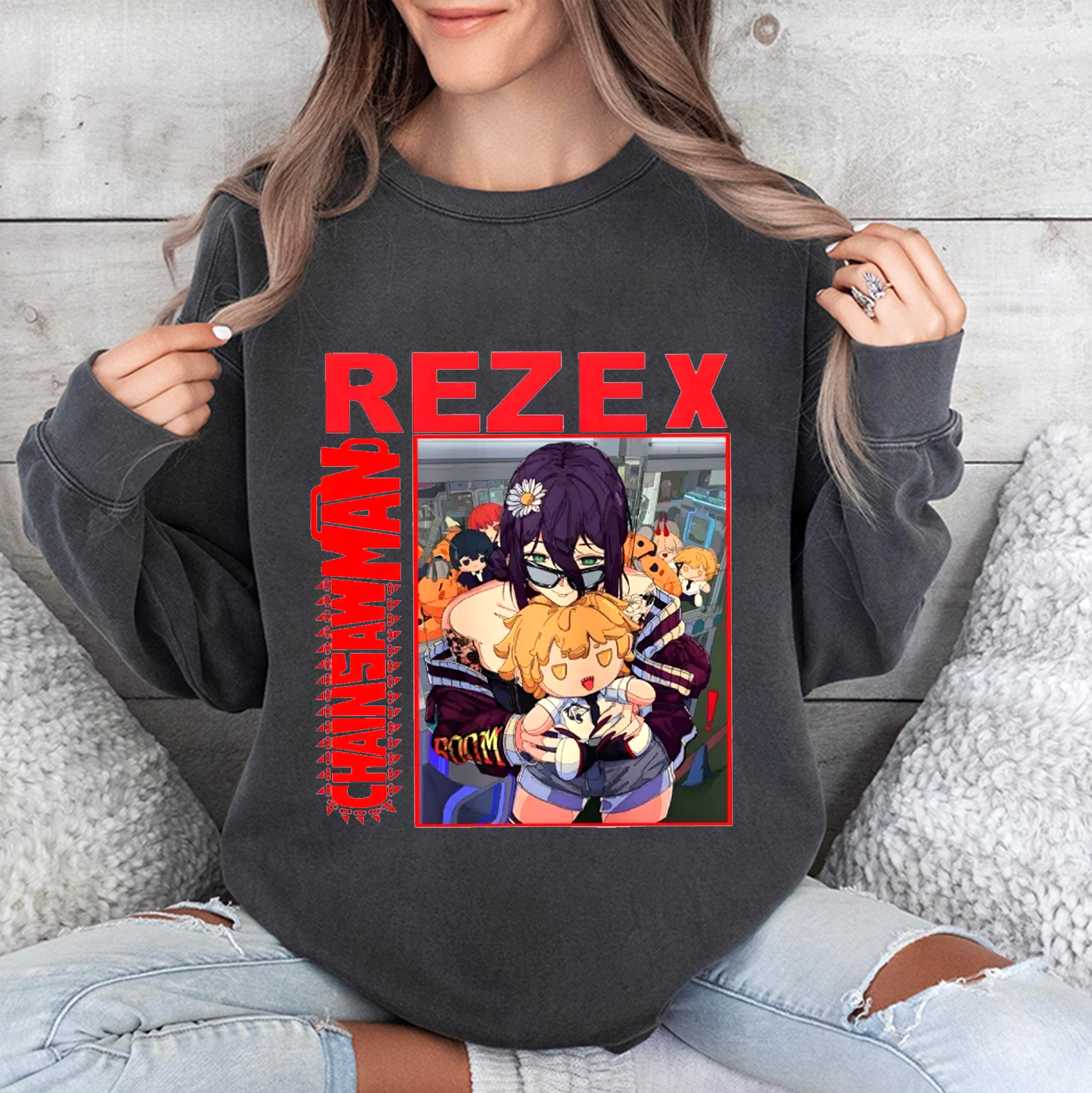 Chainsaw Man Reze anime T-shirt/Crewneck/Hoodie