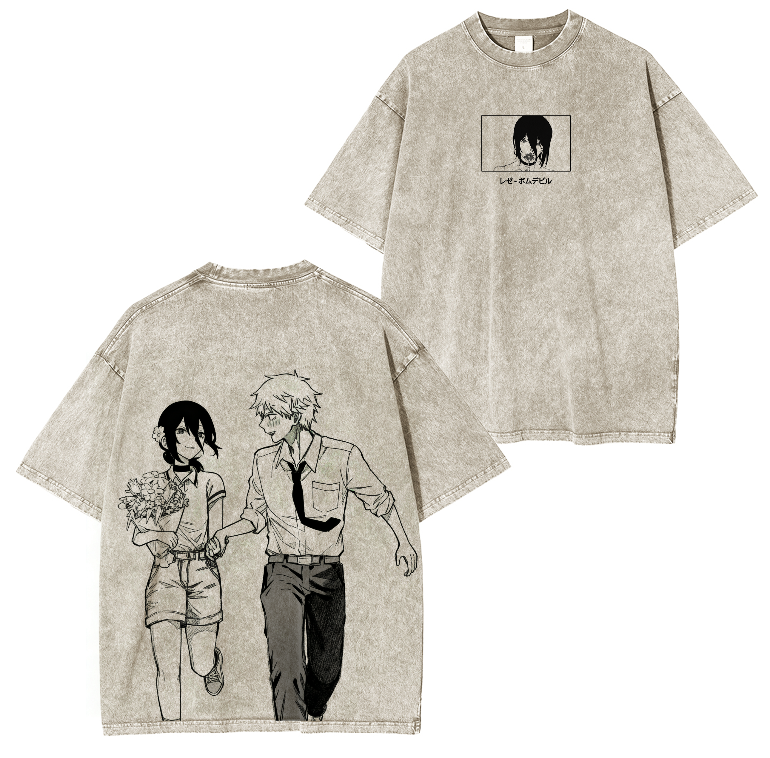 Chainsaw Man Reze X Denji anime T-shirt/Crewneck/Hoodie