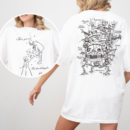 Howl's moving castle anime T-shirt/Crewneck/Hoodie