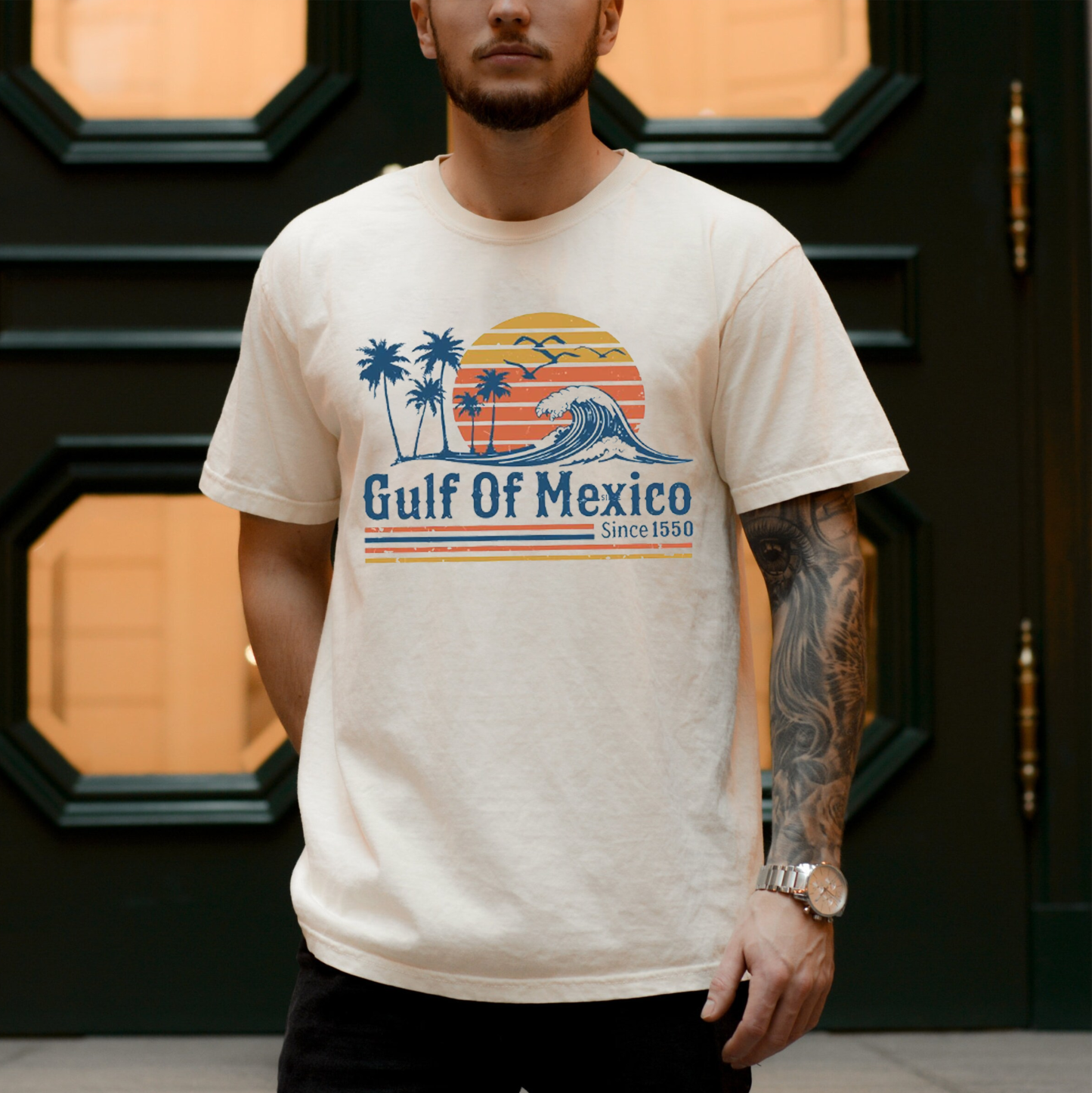 Sunset Gulf Of Mexico Since 1550 T-shirt/Crewneck/Hoodie