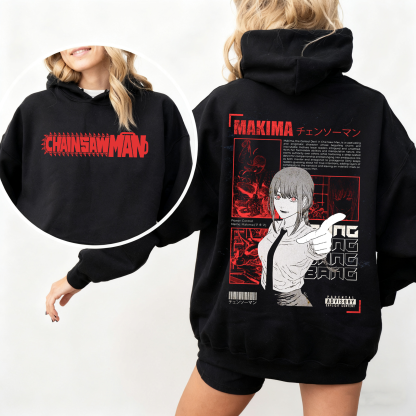 Makima,Chainsaw Man Vintage Oversized T-shirt/Crewneck/Hoodie