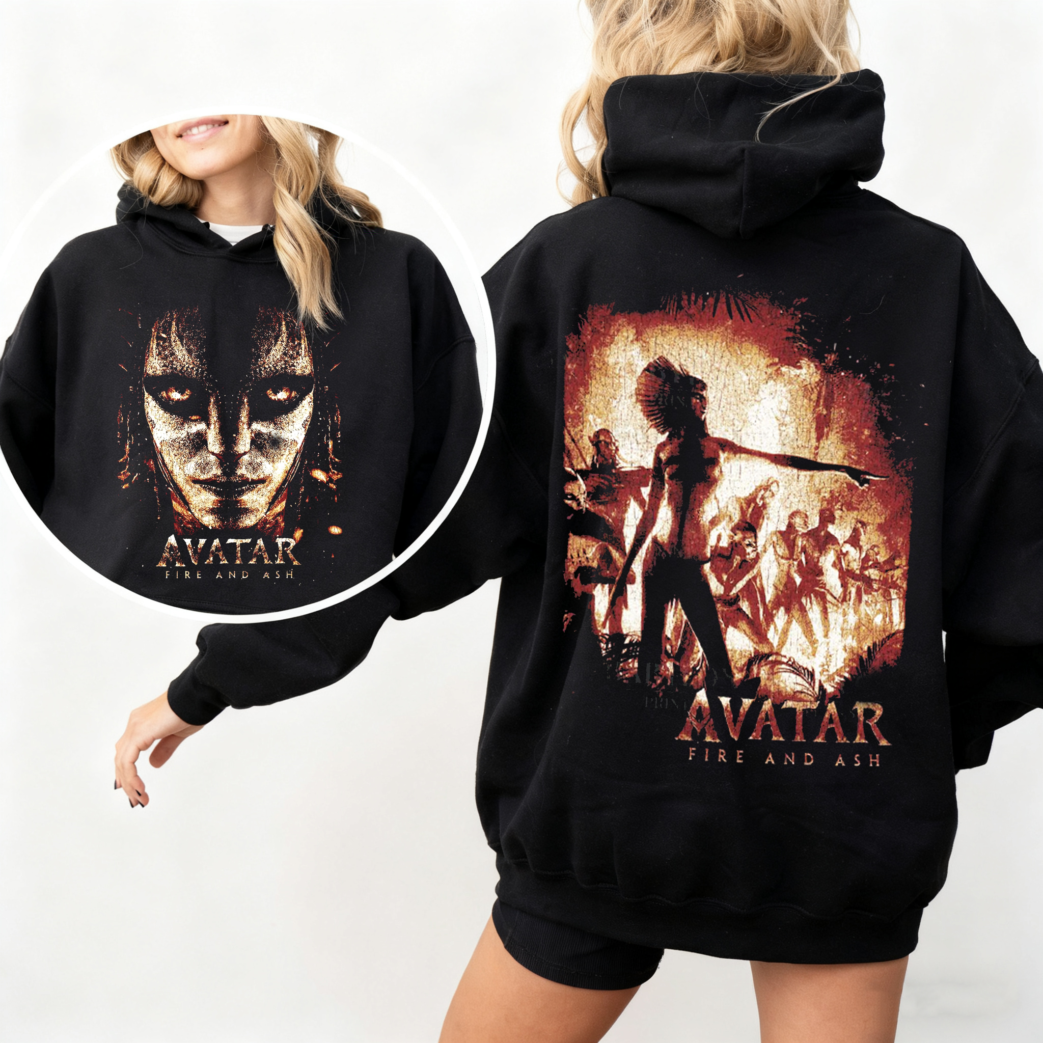 Avatar 3 Fire And Ash Movie Oversized T-shirt/Crewneck/Hoodie