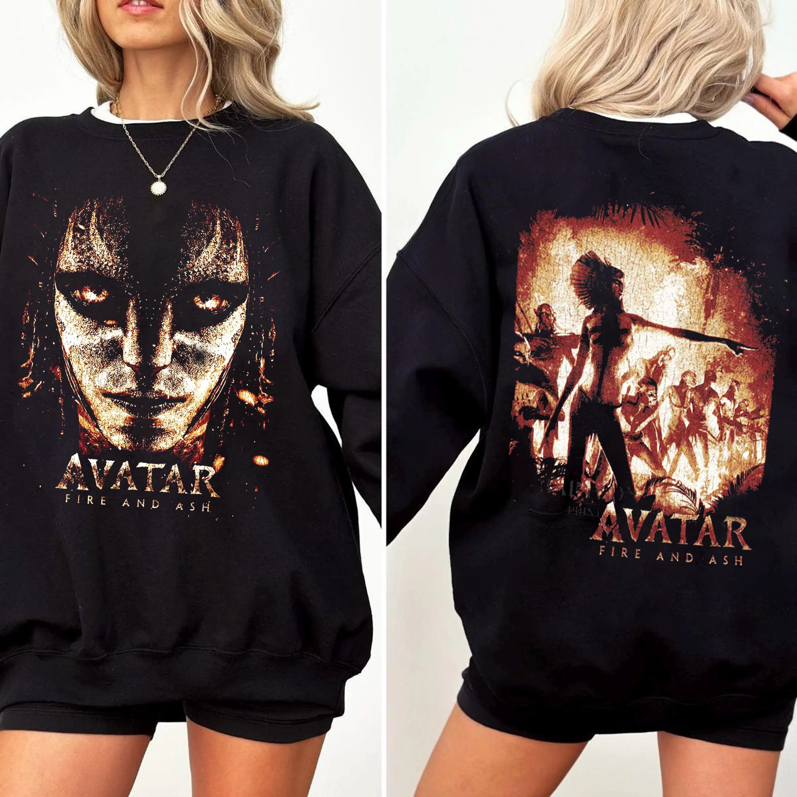 Avatar 3 Fire And Ash Movie Oversized T-shirt/Crewneck/Hoodie