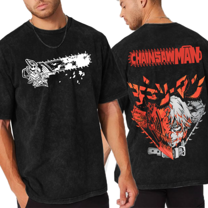 Denji Chainsaw Man Anime Oversized T-shirt/Crewneck/Hoodie