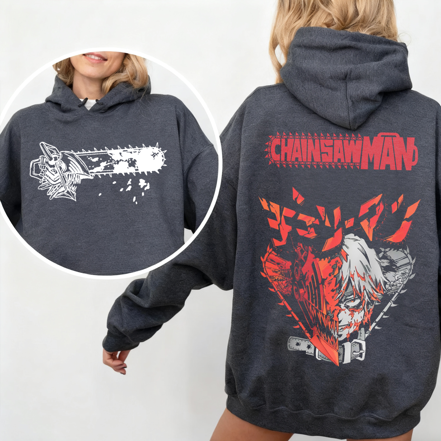 Denji Chainsaw Man Anime Oversized T-shirt/Crewneck/Hoodie