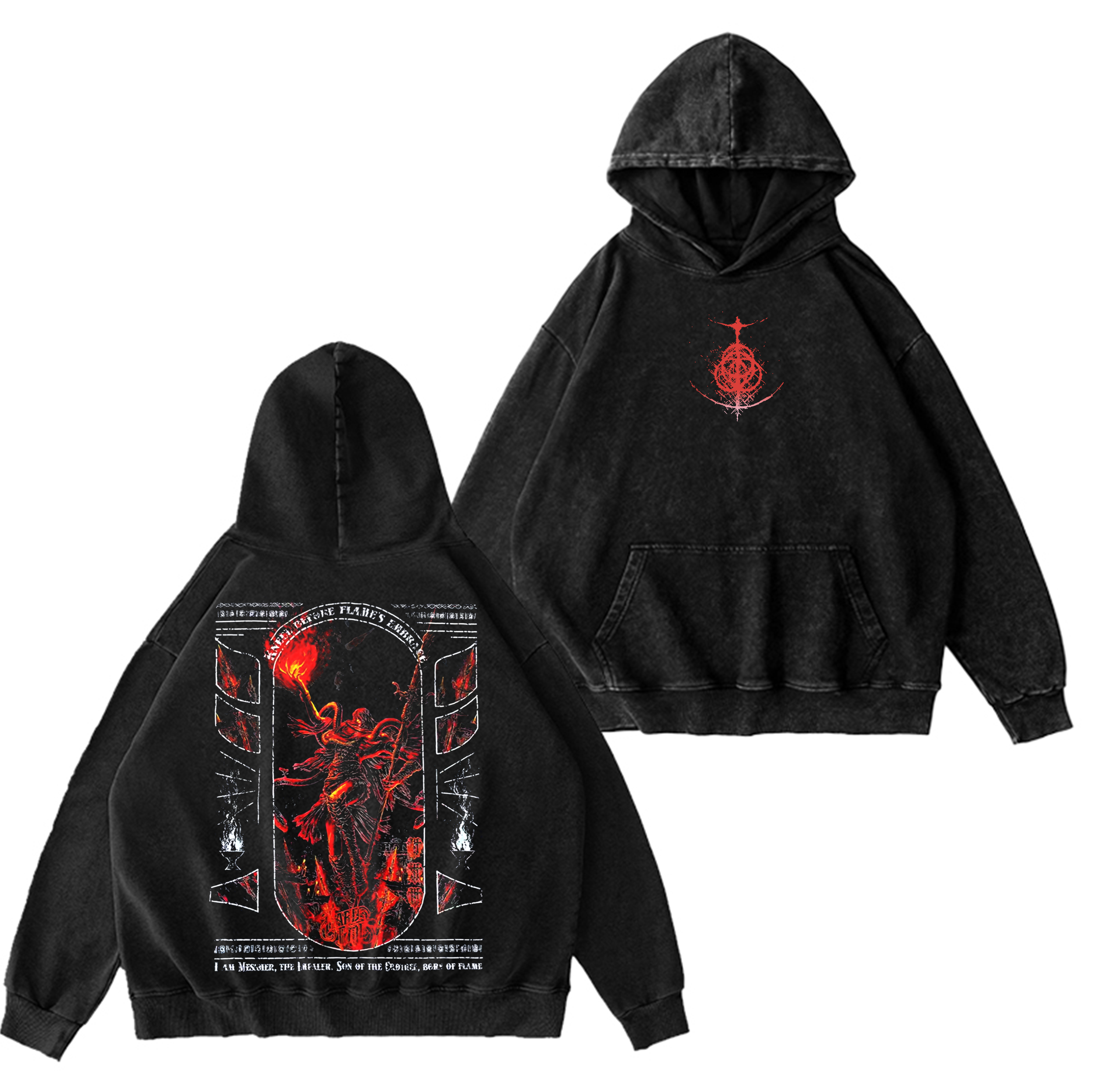 Messmer The Impaler Elden Ring Retro Oversized T-shirt/Crewneck/Hoodie
