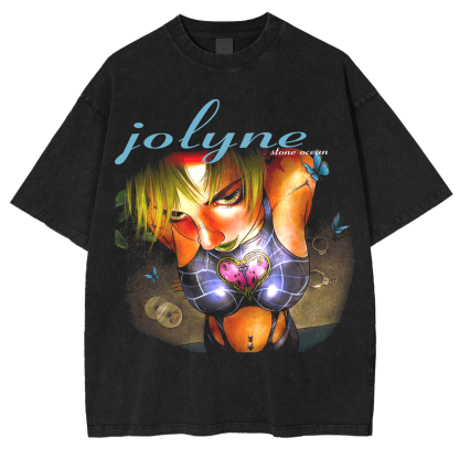 Jolyne Cujoh Stone Ocean ,JoJos Bizarre Adventure  Anime Vintage Oversized T-shirt/Crewneck/Hoodie