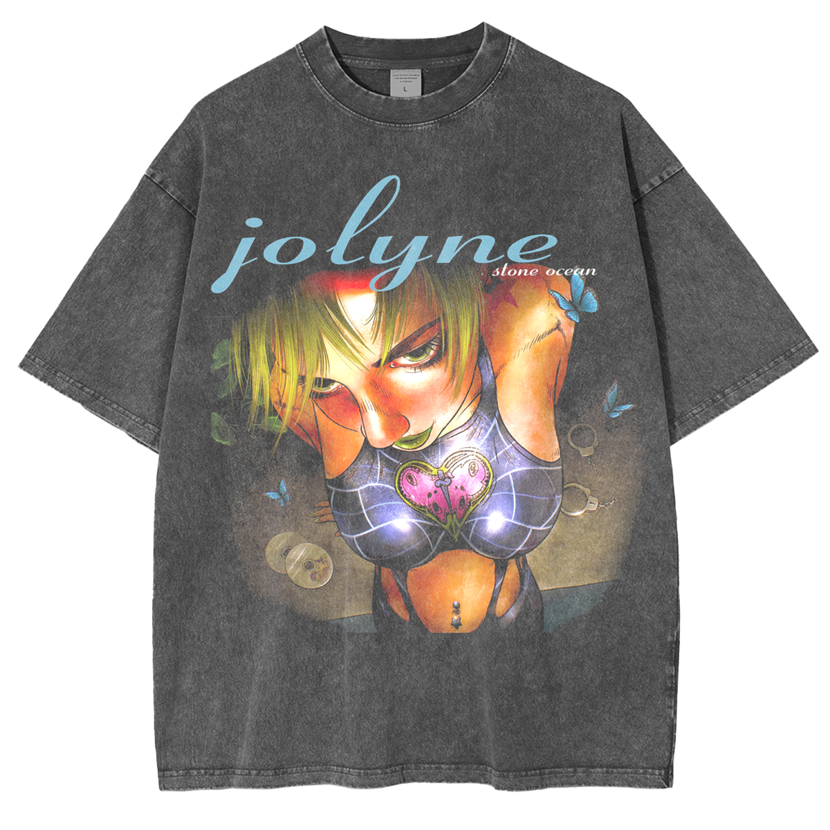 Jolyne Cujoh Stone Ocean ,JoJos Bizarre Adventure  Anime Vintage Oversized T-shirt/Crewneck/Hoodie