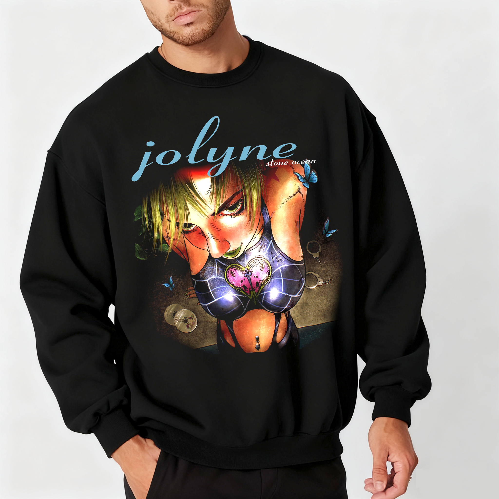 Jolyne Cujoh Stone Ocean ,JoJos Bizarre Adventure  Anime Vintage Oversized T-shirt/Crewneck/Hoodie