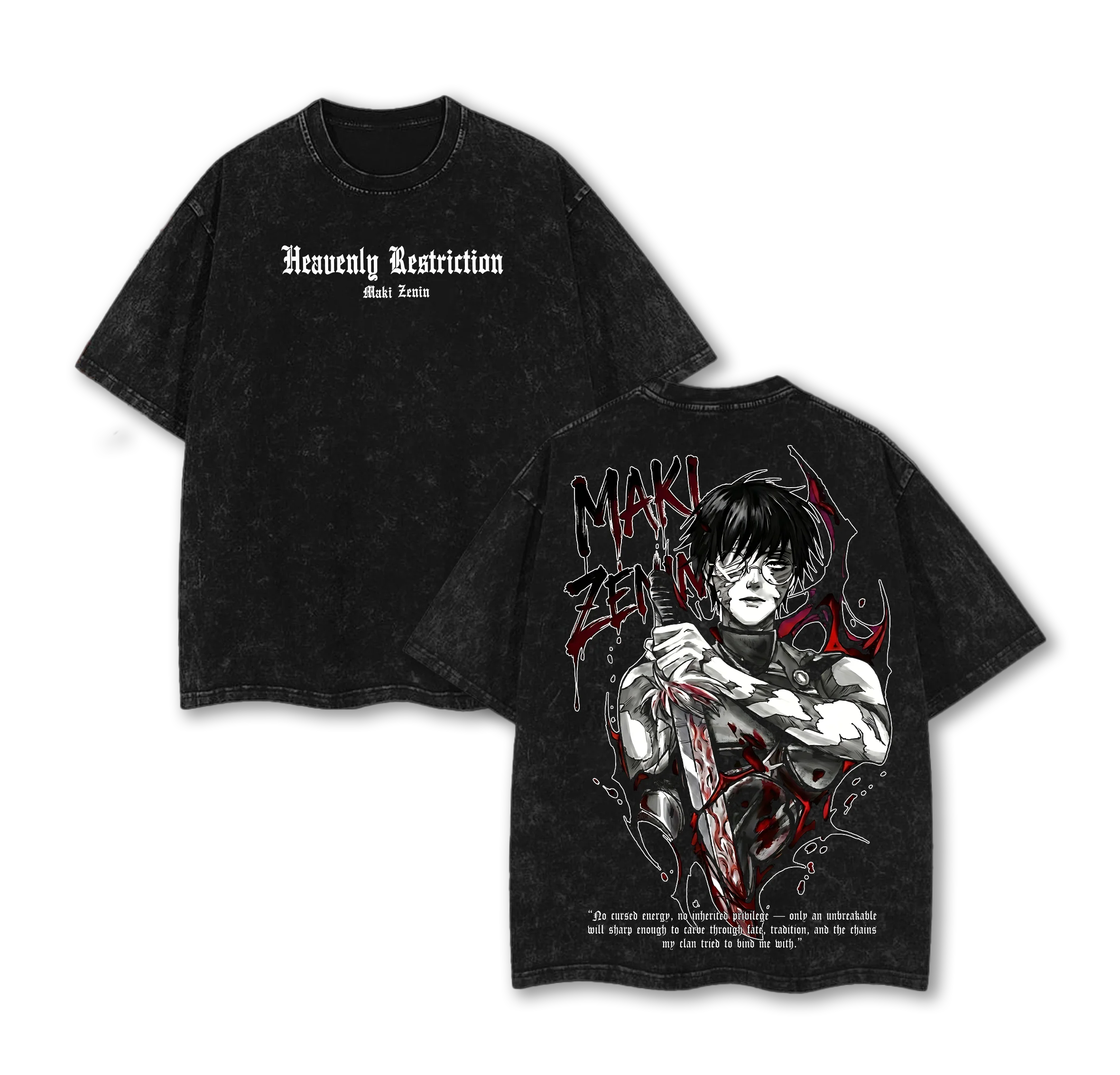 Maki Zenin Jujutsu Kaisen  Oversized T-shirt/Crewneck/Hoodie