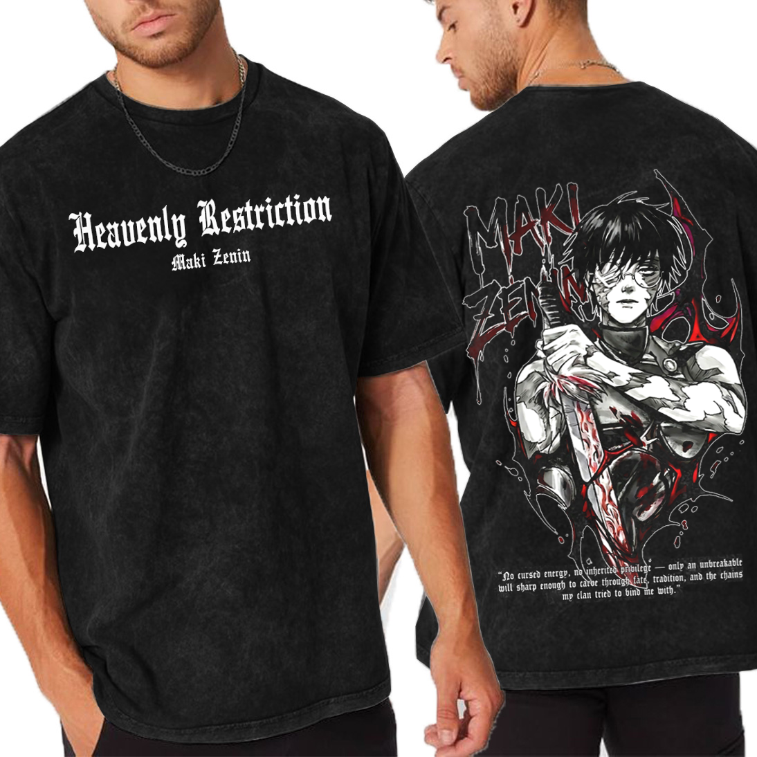 Maki Zenin Jujutsu Kaisen  Oversized T-shirt/Crewneck/Hoodie