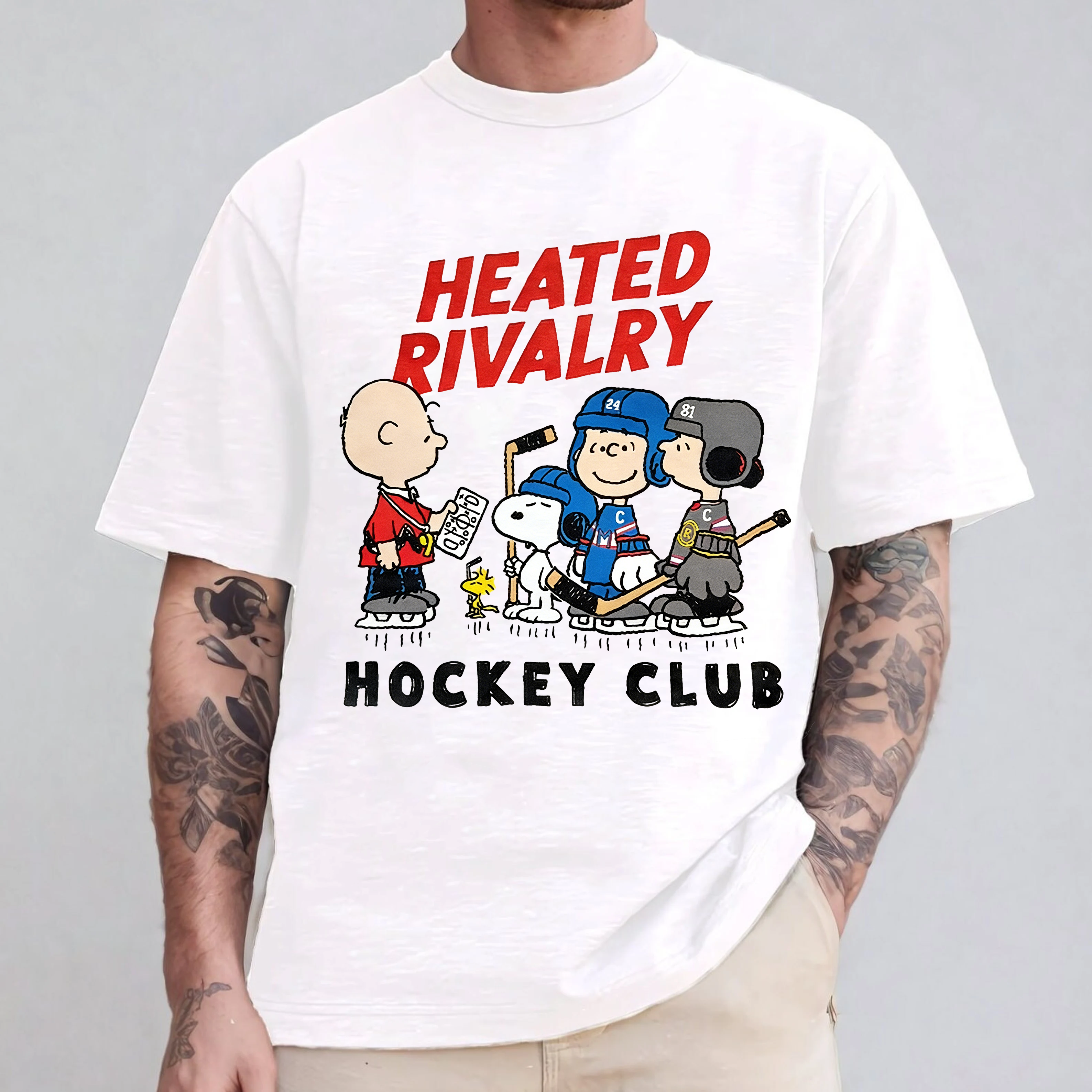 Heated Rivalry Hockey Club Peanuts Unisex Shirt/Crewneck/Hoodie