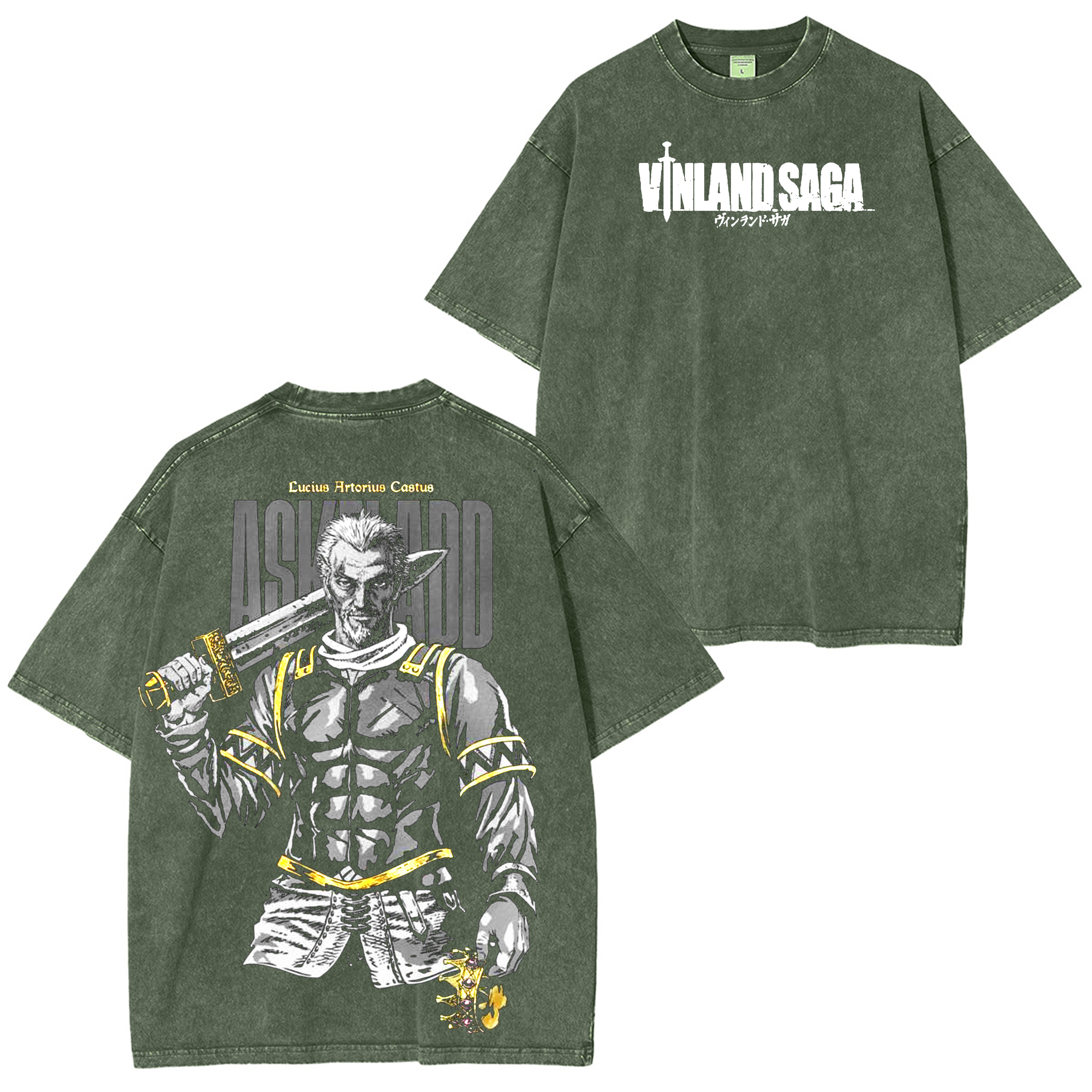 Retro Vinland saga Anime  Oversized T-shirt/Crewneck/Hoodie