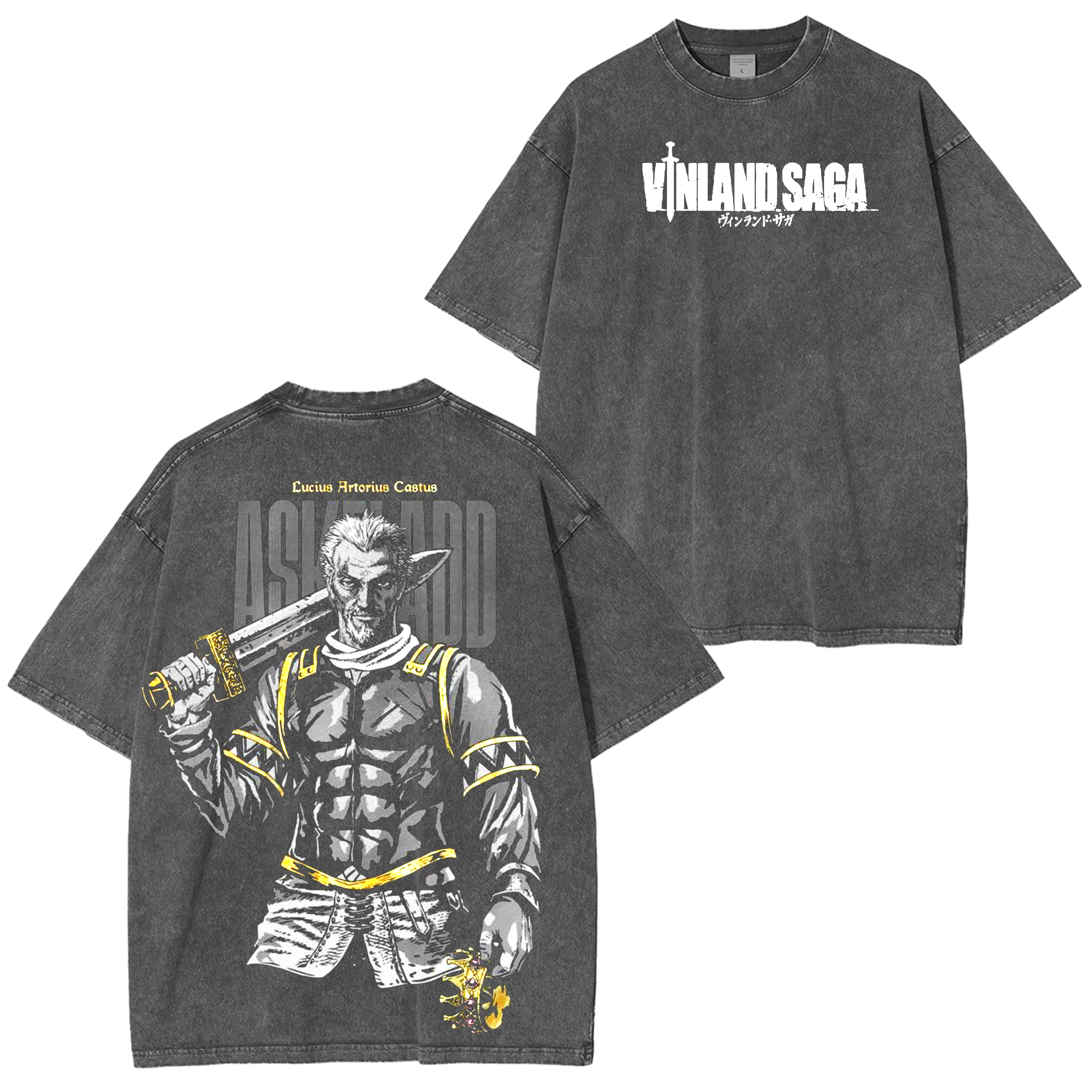 Retro Vinland saga Anime  Oversized T-shirt/Crewneck/Hoodie