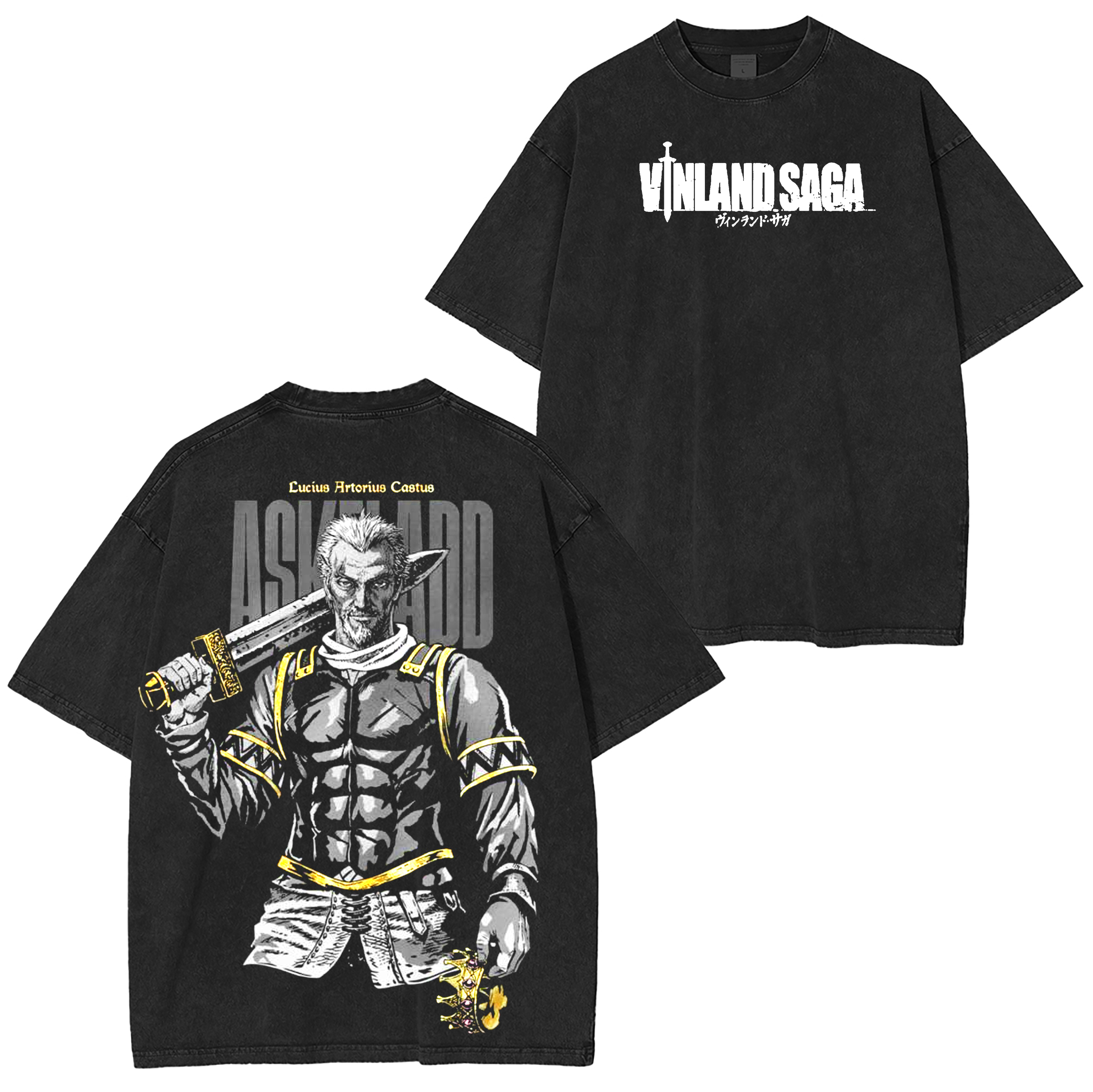 Retro Vinland saga Anime  Oversized T-shirt/Crewneck/Hoodie