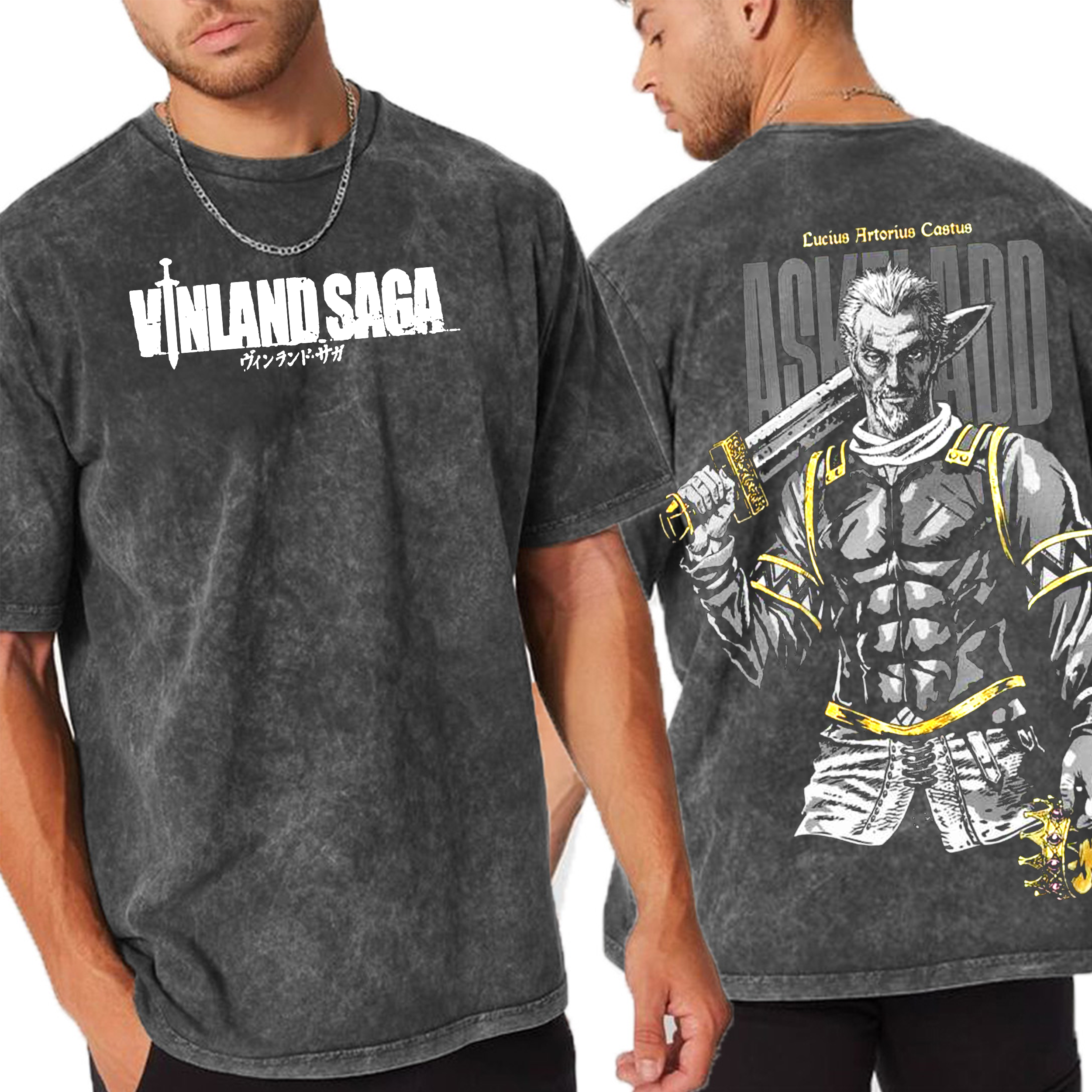 Retro Vinland saga Anime  Oversized T-shirt/Crewneck/Hoodie