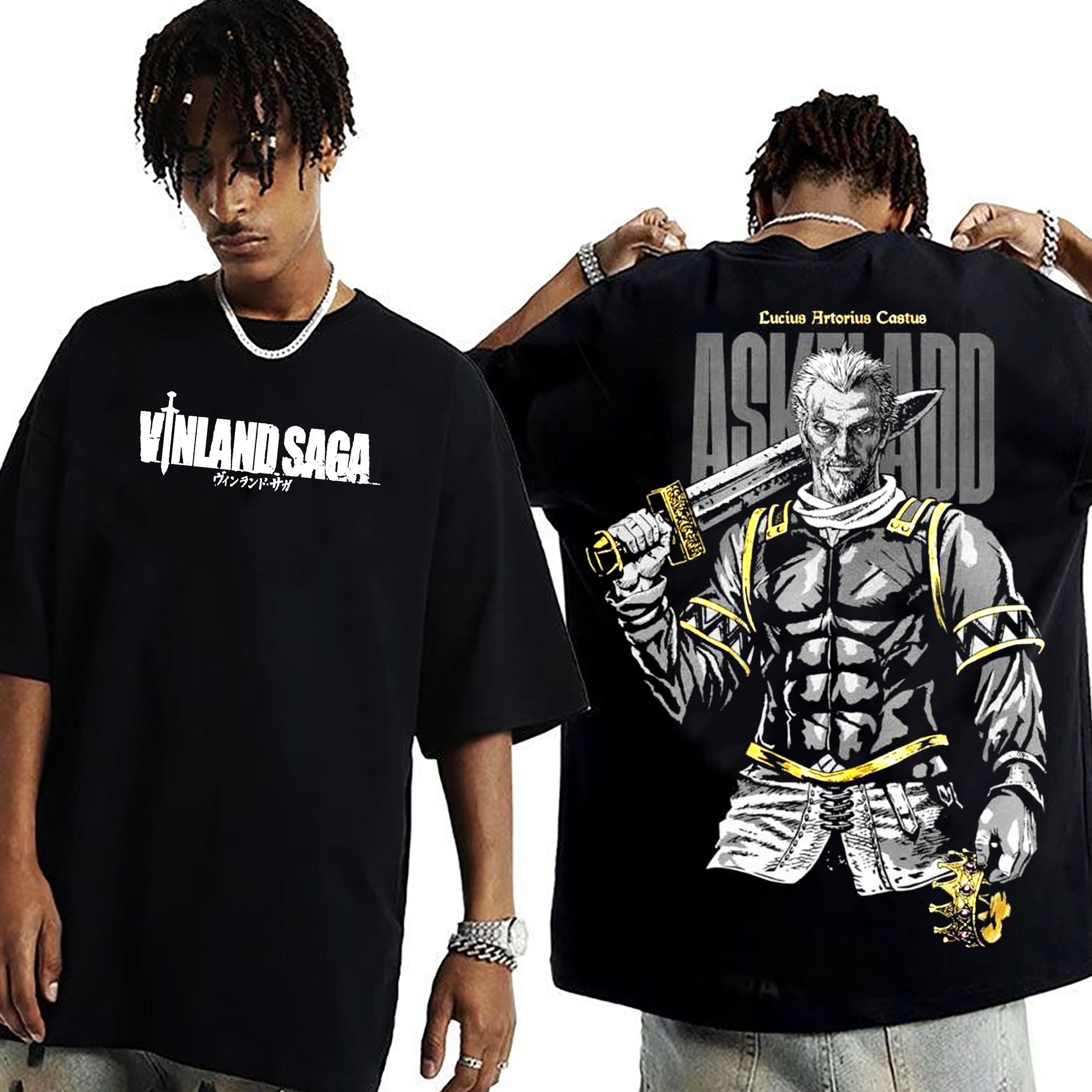 Retro Vinland saga Anime  Oversized T-shirt/Crewneck/Hoodie