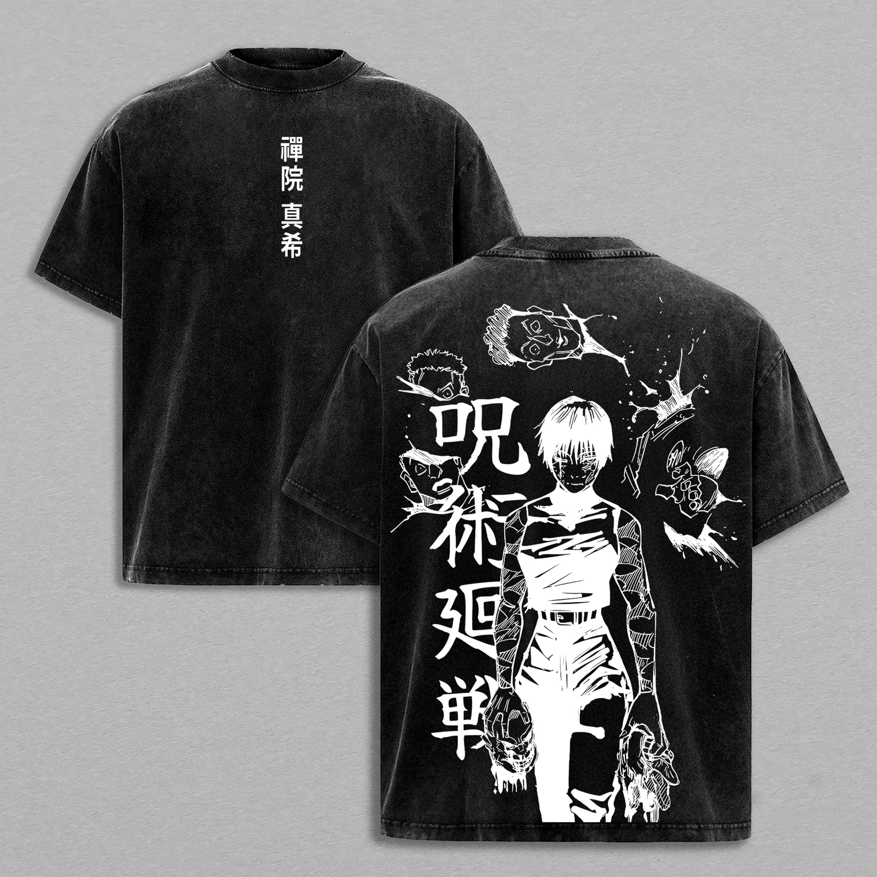 Maki Zenin,Jujutsu Kaisen Vintage  Washed T-shirt/Crewneck/Hoodie
