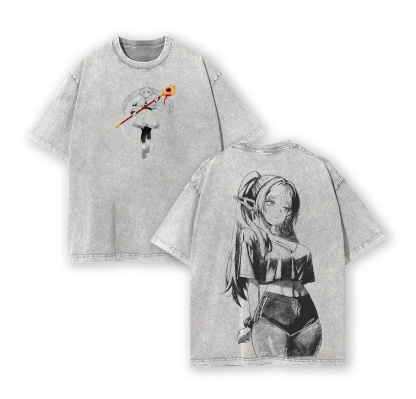 Frieren  Anime  Oversized T-shirt/Crewneck/Hoodie