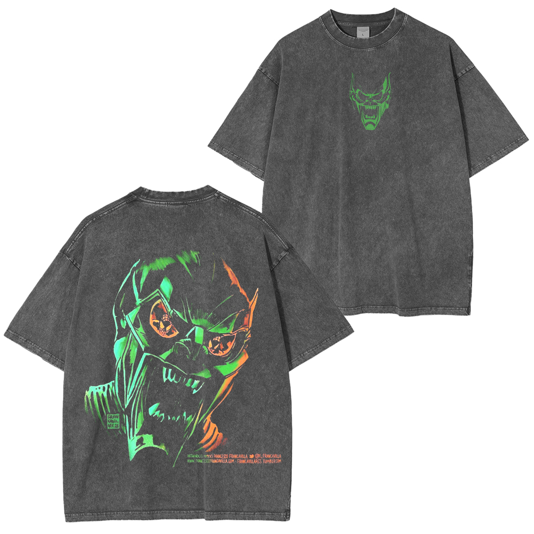 Retro Green Goblin Movie Oversized T-shirt/Crewneck/Hoodie