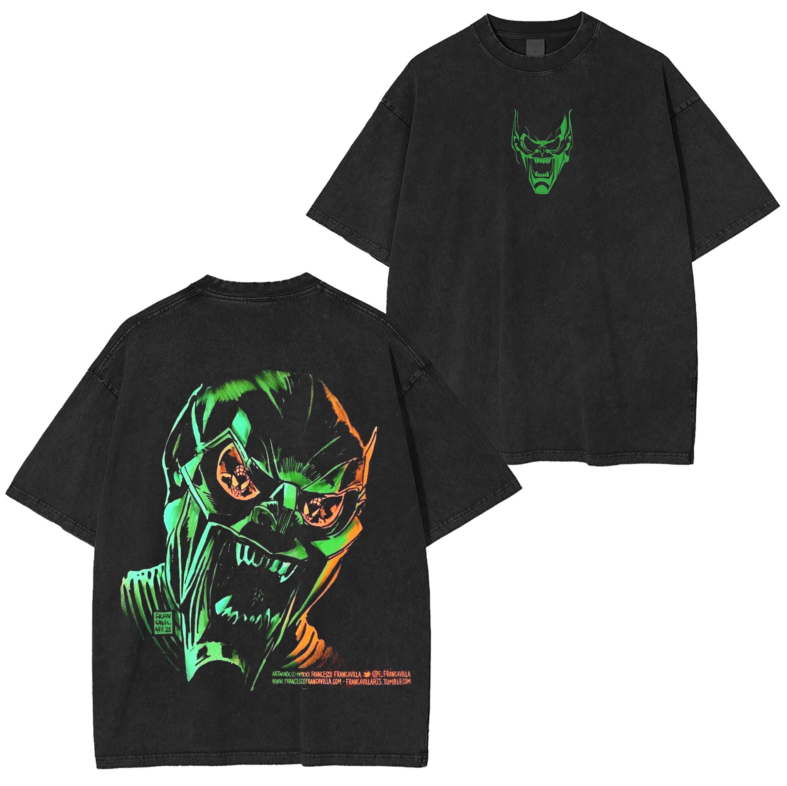 Retro Green Goblin Movie Oversized T-shirt/Crewneck/Hoodie