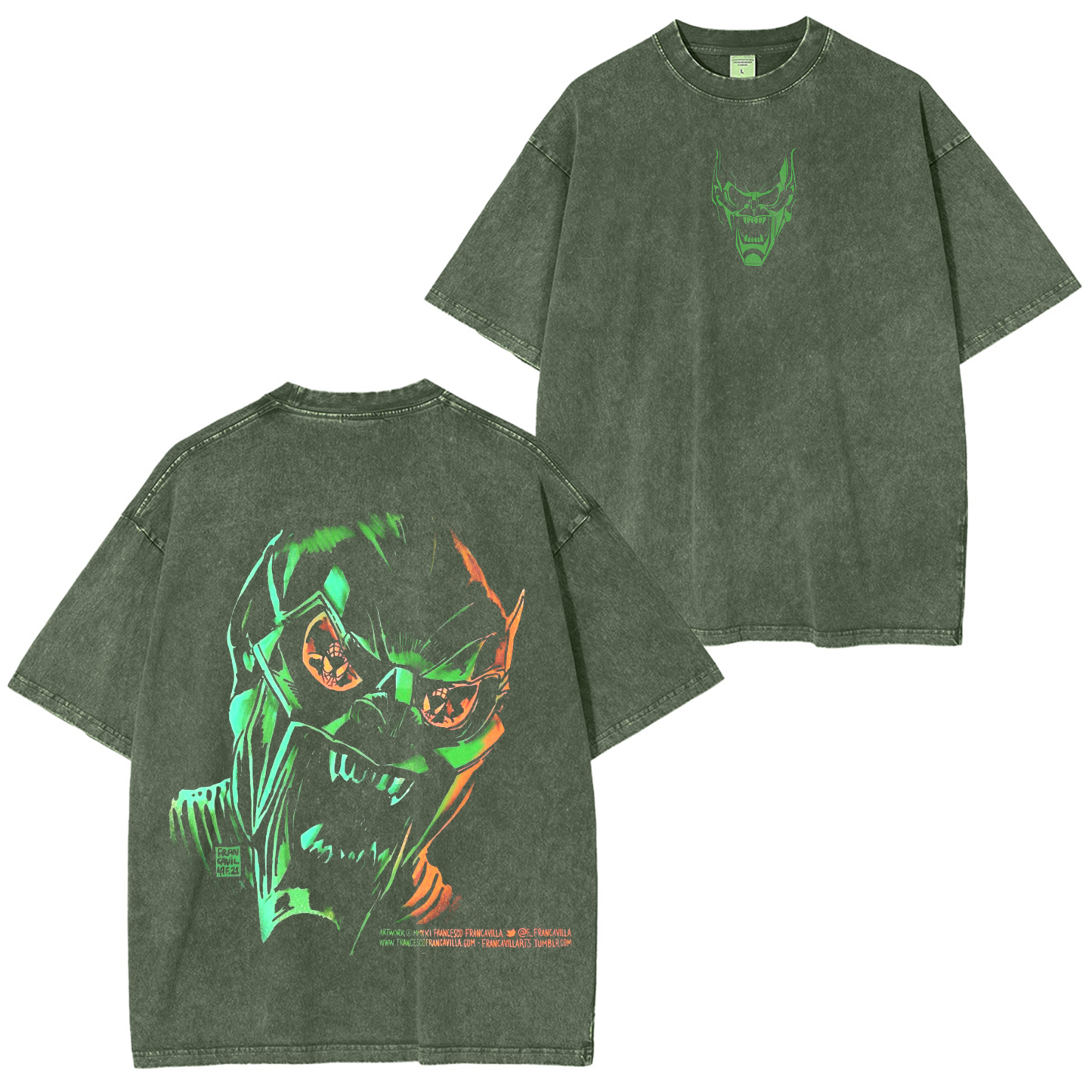 Retro Green Goblin Movie Oversized T-shirt/Crewneck/Hoodie