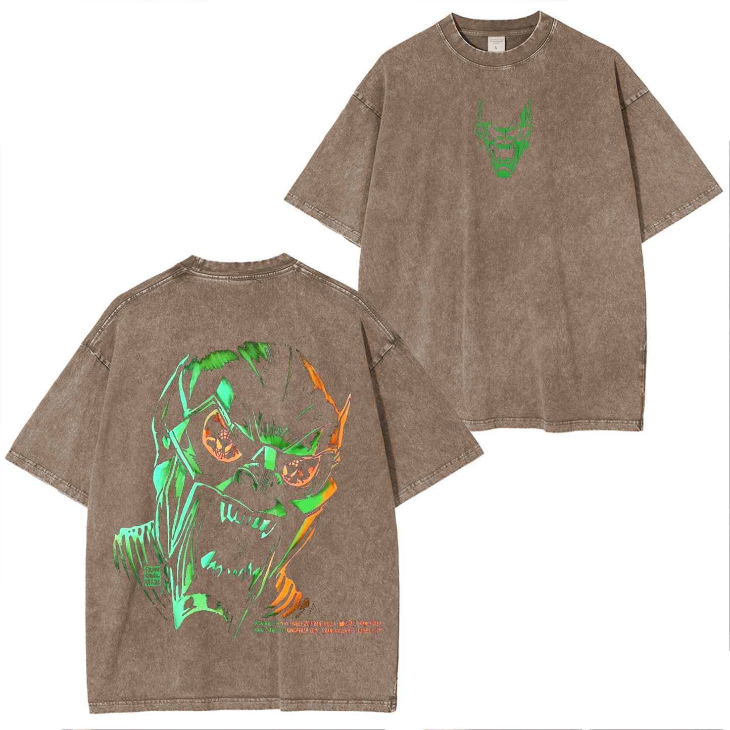 Retro Green Goblin Movie Oversized T-shirt/Crewneck/Hoodie