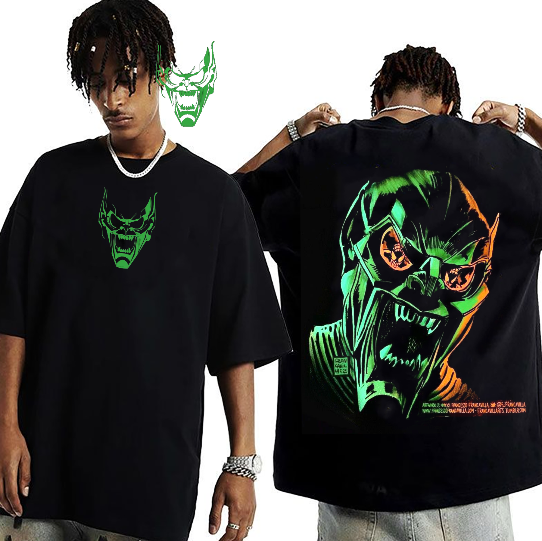 Retro Green Goblin Movie Oversized T-shirt/Crewneck/Hoodie