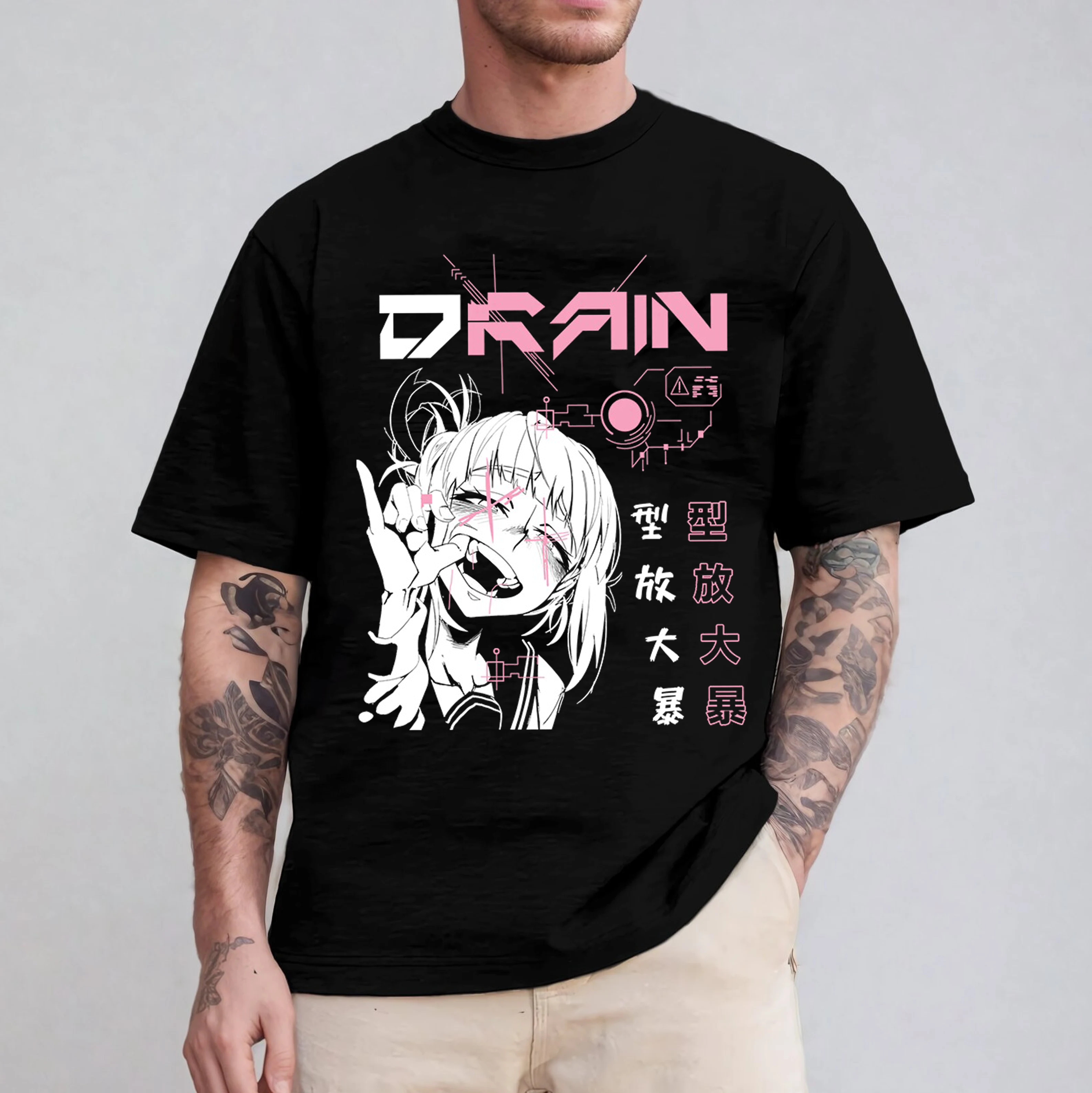 Camisa Camiseta My Hero Academia Toga Himiko Girl Drai  T-Shirt