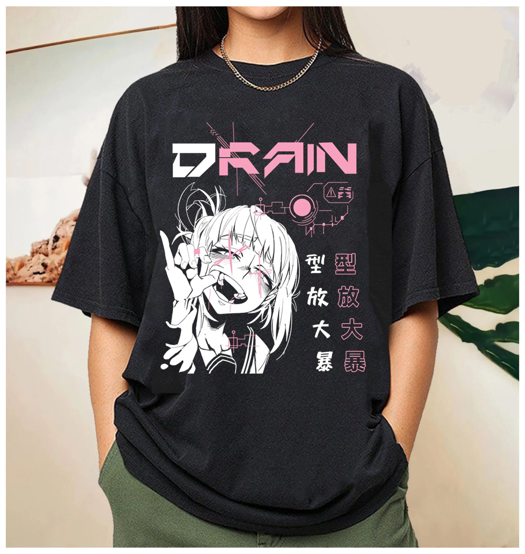 Camisa Camiseta My Hero Academia Toga Himiko Girl Drai  T-Shirt
