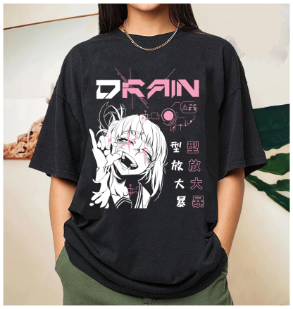 Camisa Camiseta My Hero Academia Toga Himiko Girl Drai  T-Shirt