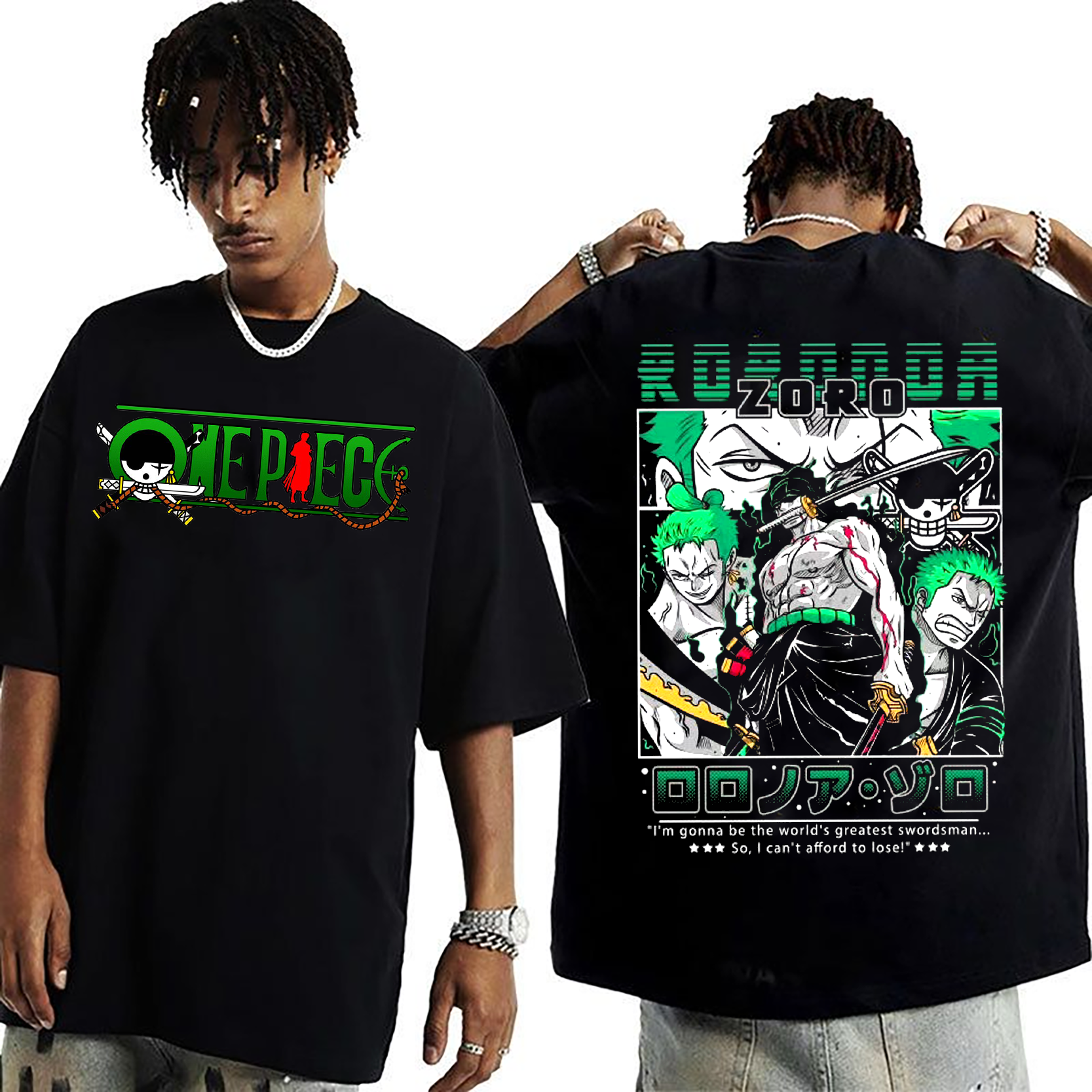 Roronoa Zoro Anime Oversized T-shirt/Crewneck/Hoodie