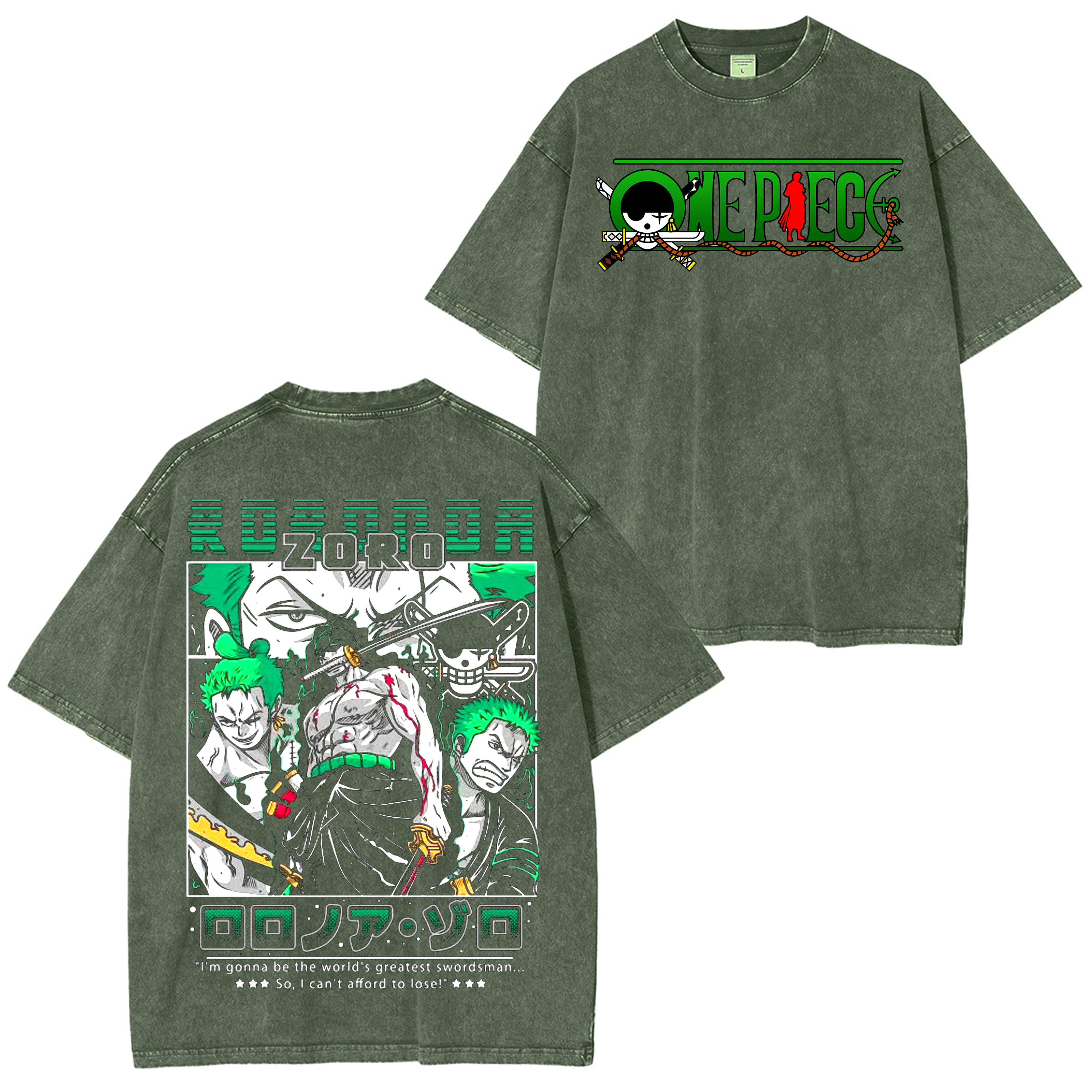 Roronoa Zoro Anime Oversized T-shirt/Crewneck/Hoodie