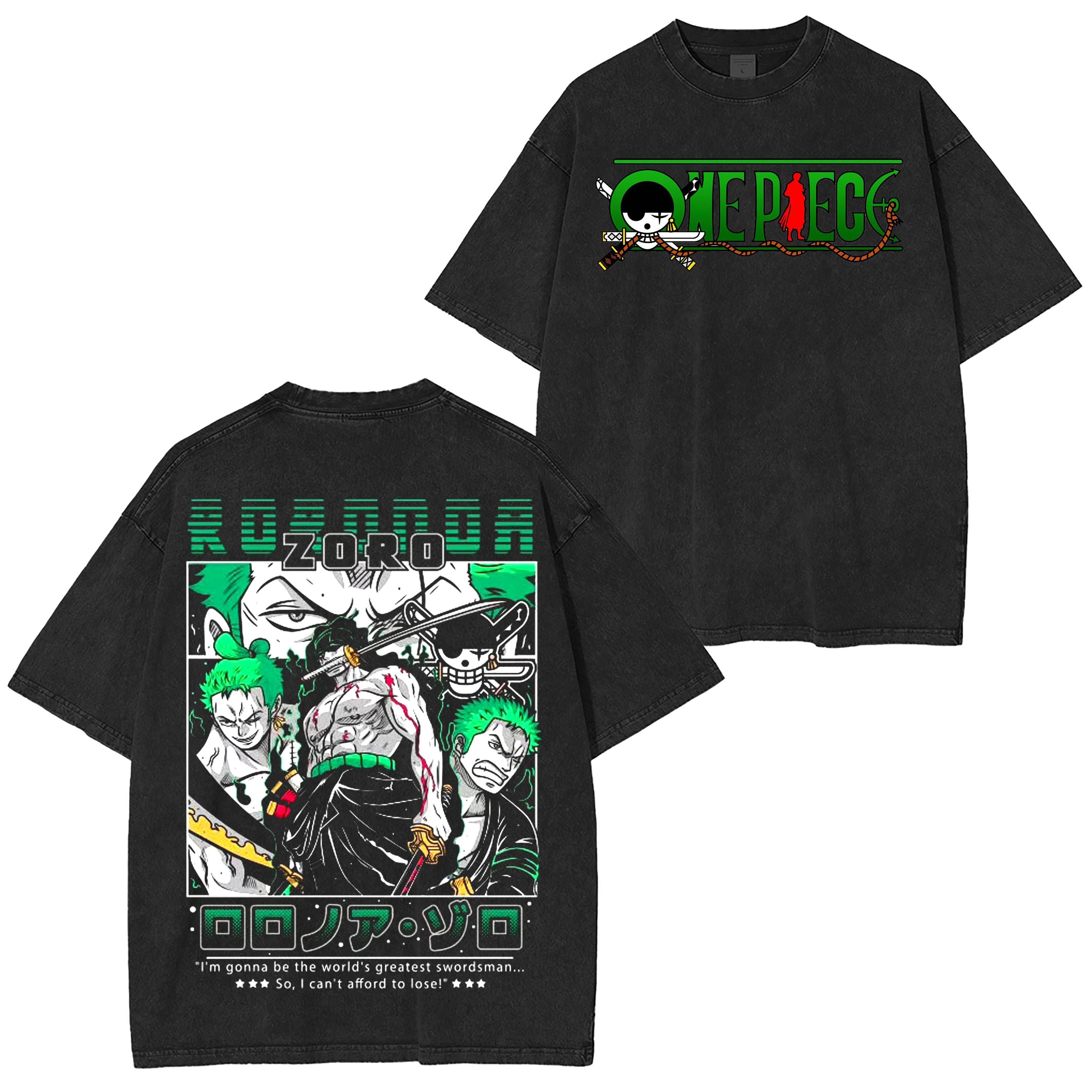 Roronoa Zoro Anime Oversized T-shirt/Crewneck/Hoodie