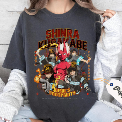 FIRE FORCE | Shinra Kusakabe Vintage Shirt