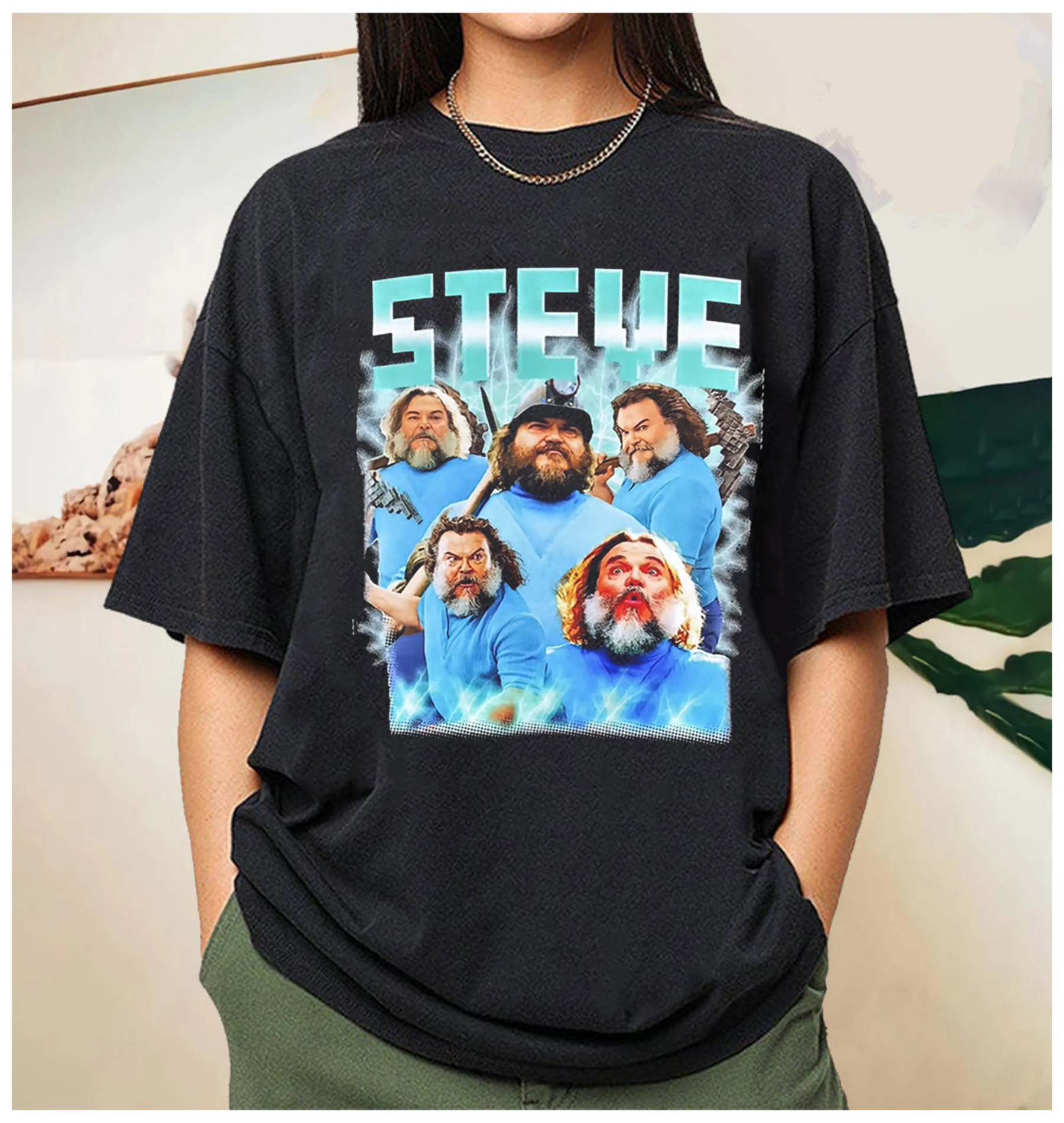 Steve Minecraft Movie T-Shirt