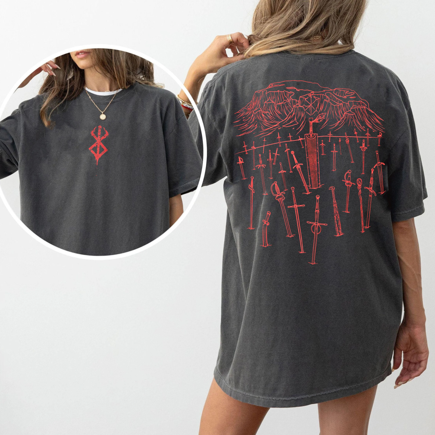 Crimson Hill of Swords Berserk T-Shirt