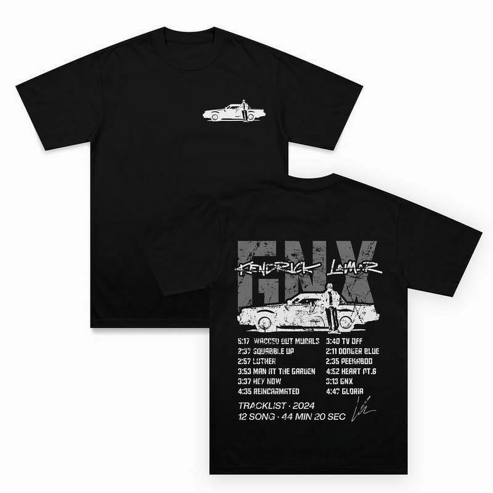 Vintage Kendricks S Lamar Gnx With Signature T-Shirt