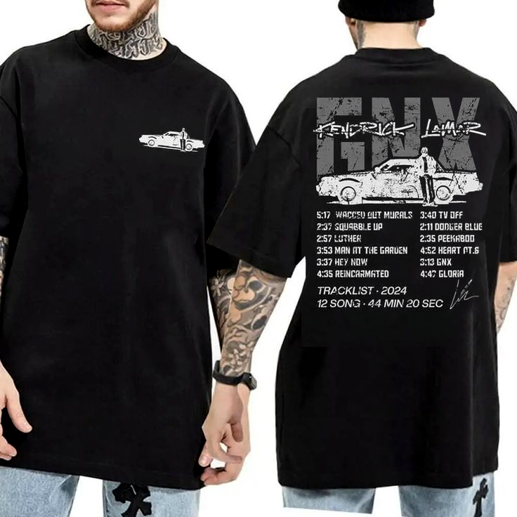 Vintage Kendricks S Lamar Gnx With Signature T-Shirt