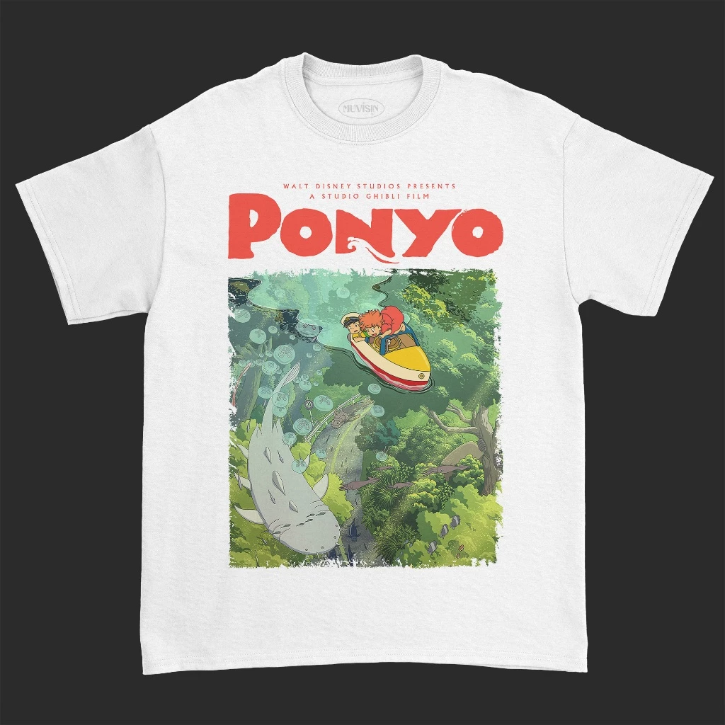Ponyo on the Cliff By the Sea T-Shirt