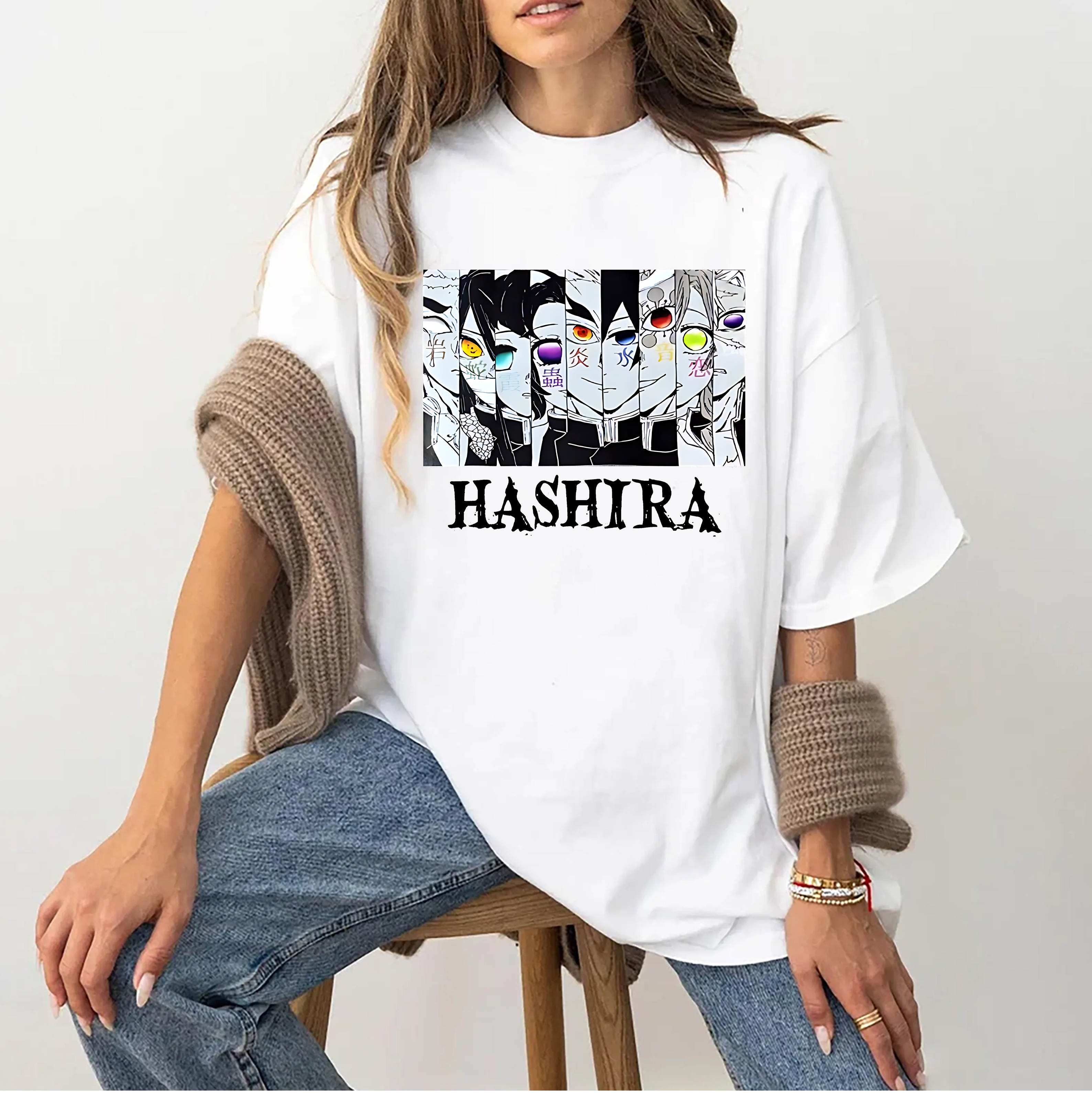 HASHIRA VINTAGE ,kimetsunoyaiba T-Shirt